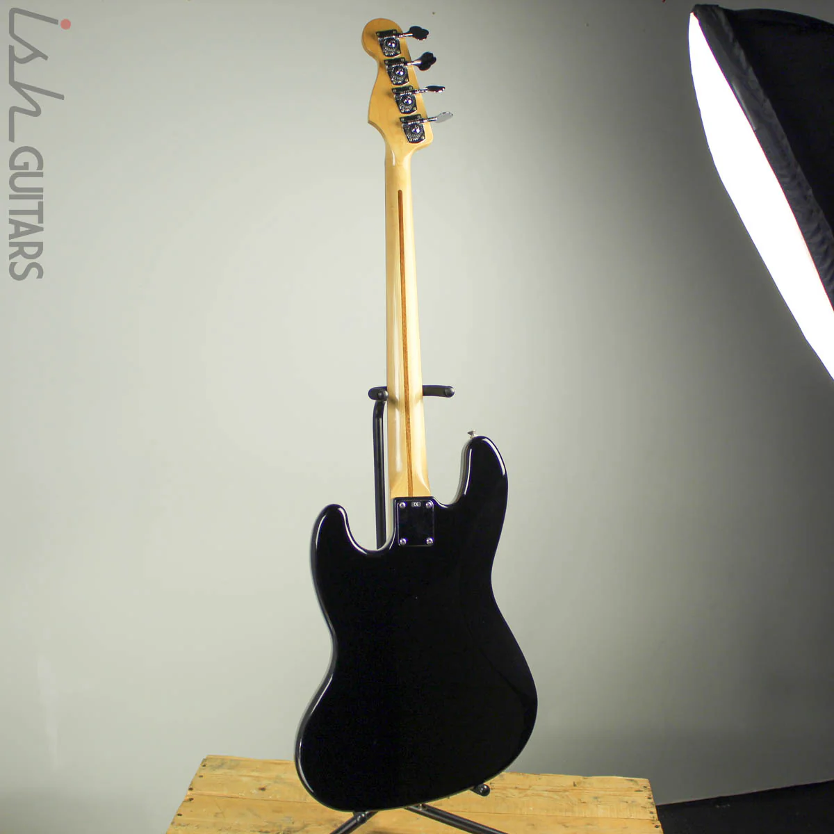 2000 Fender MIM Fretless Jazz Bass Black - Image 7