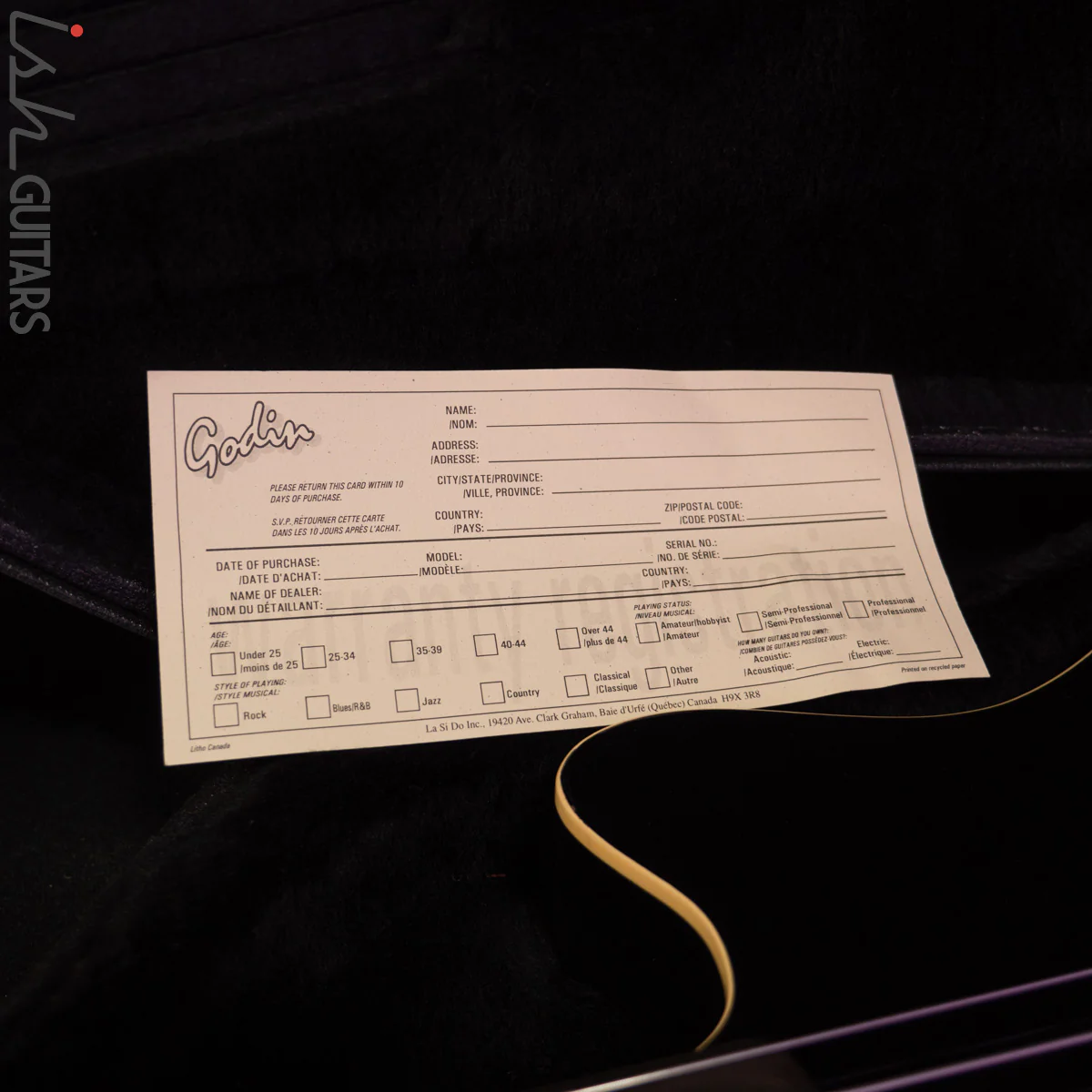 2000 Godin A5 Five-String Fretless Semi-Acoustic Bass - Image 20