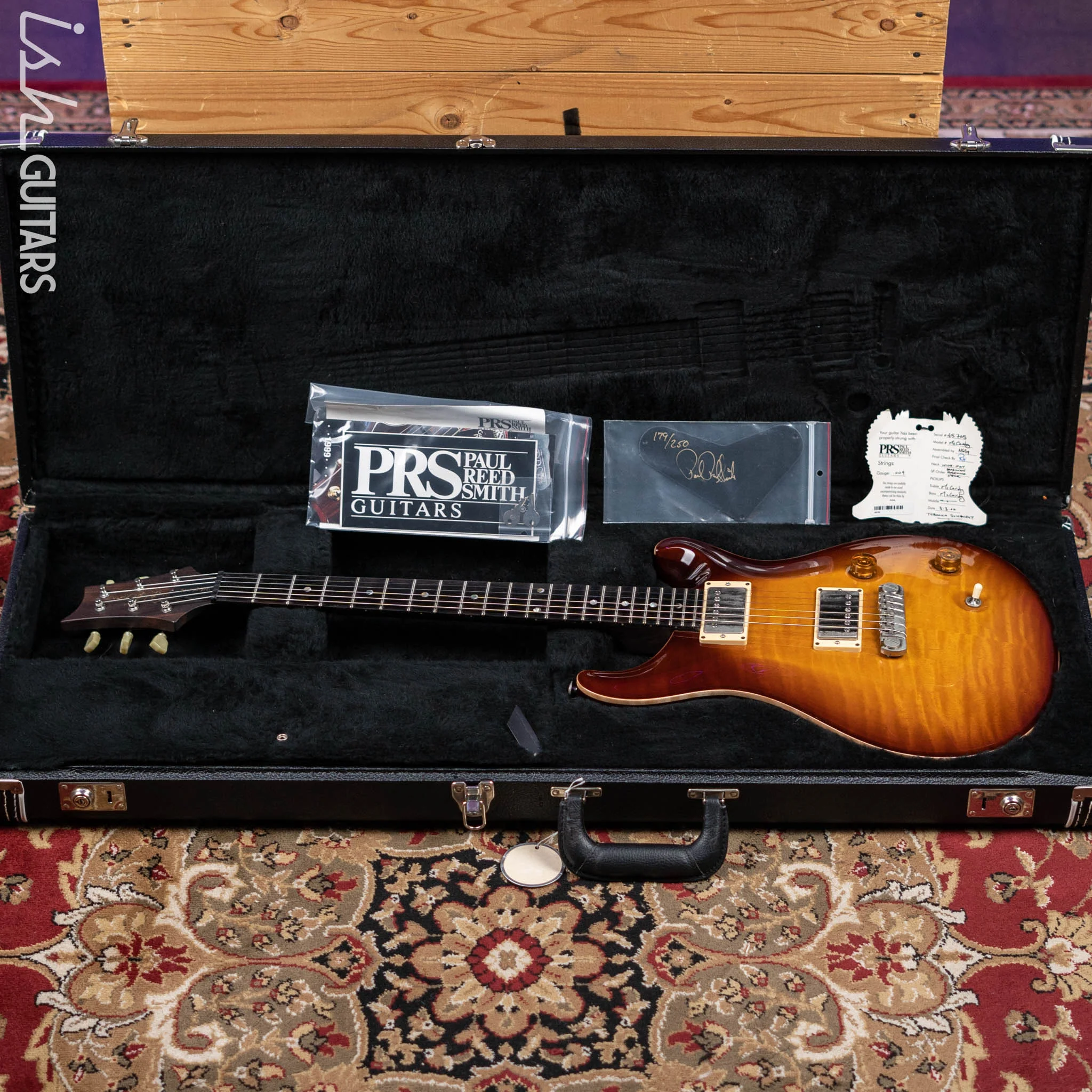2000 PRS McCarty Brazilian Rosewood Neck 179/250 Special Edition McCarty Sunburst - Image 16
