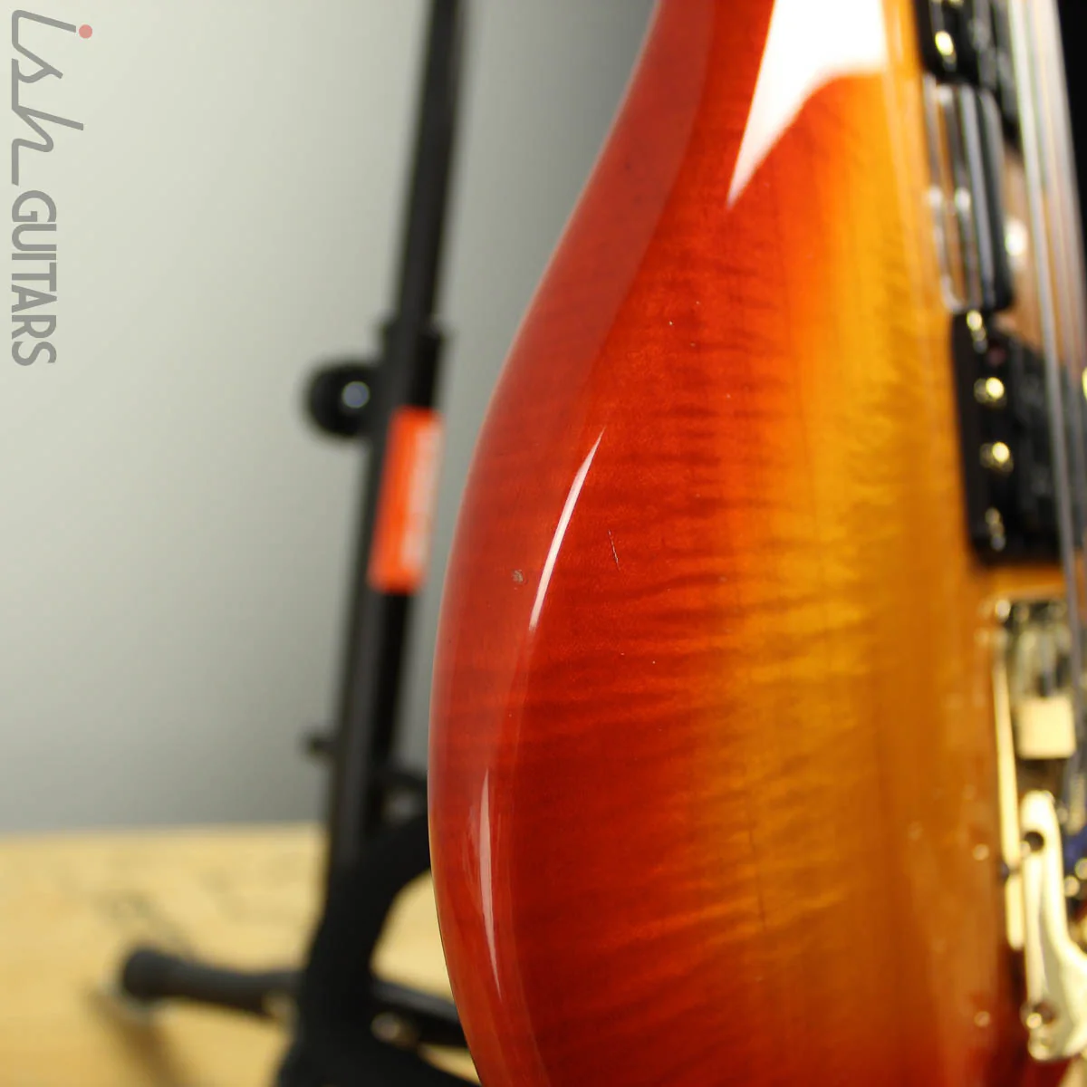 2000’s Fury Tornado Fretless Signed Cherry Sunburst - Image 16