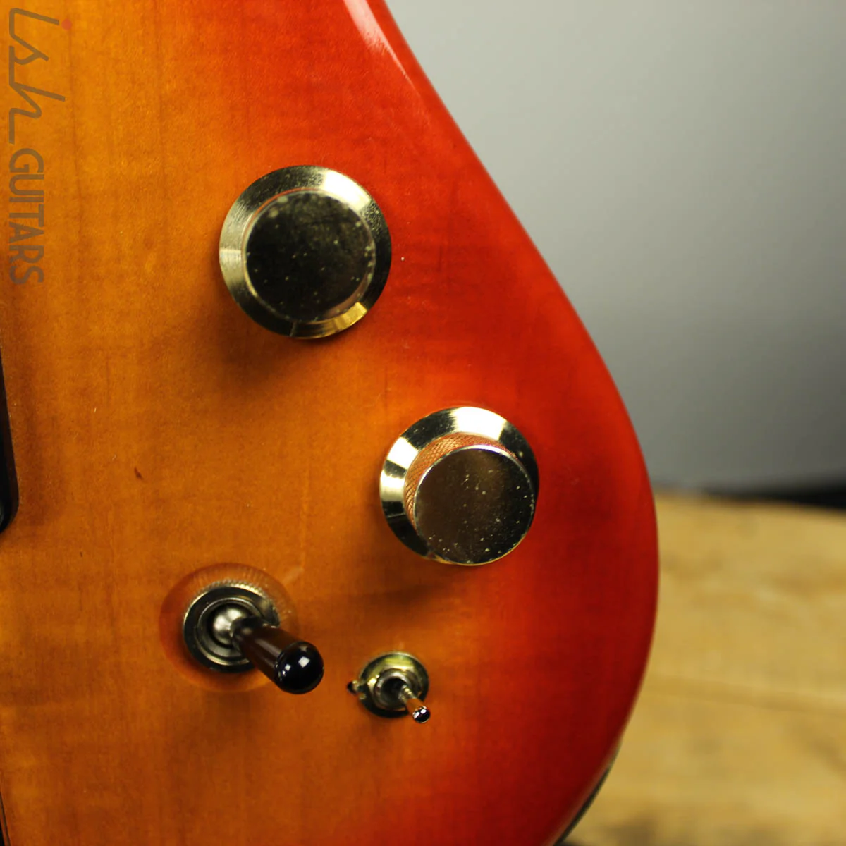 2000’s Fury Tornado Fretless Signed Cherry Sunburst - Image 5