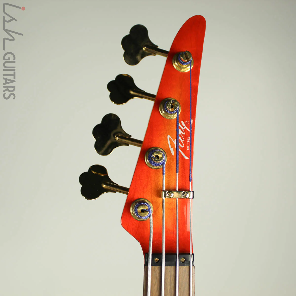 2000’s Fury Tornado Fretless Signed Cherry Sunburst - Image 8