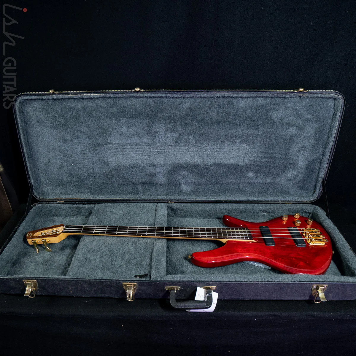 2000 Samick Bass Translucent Red - Image 16