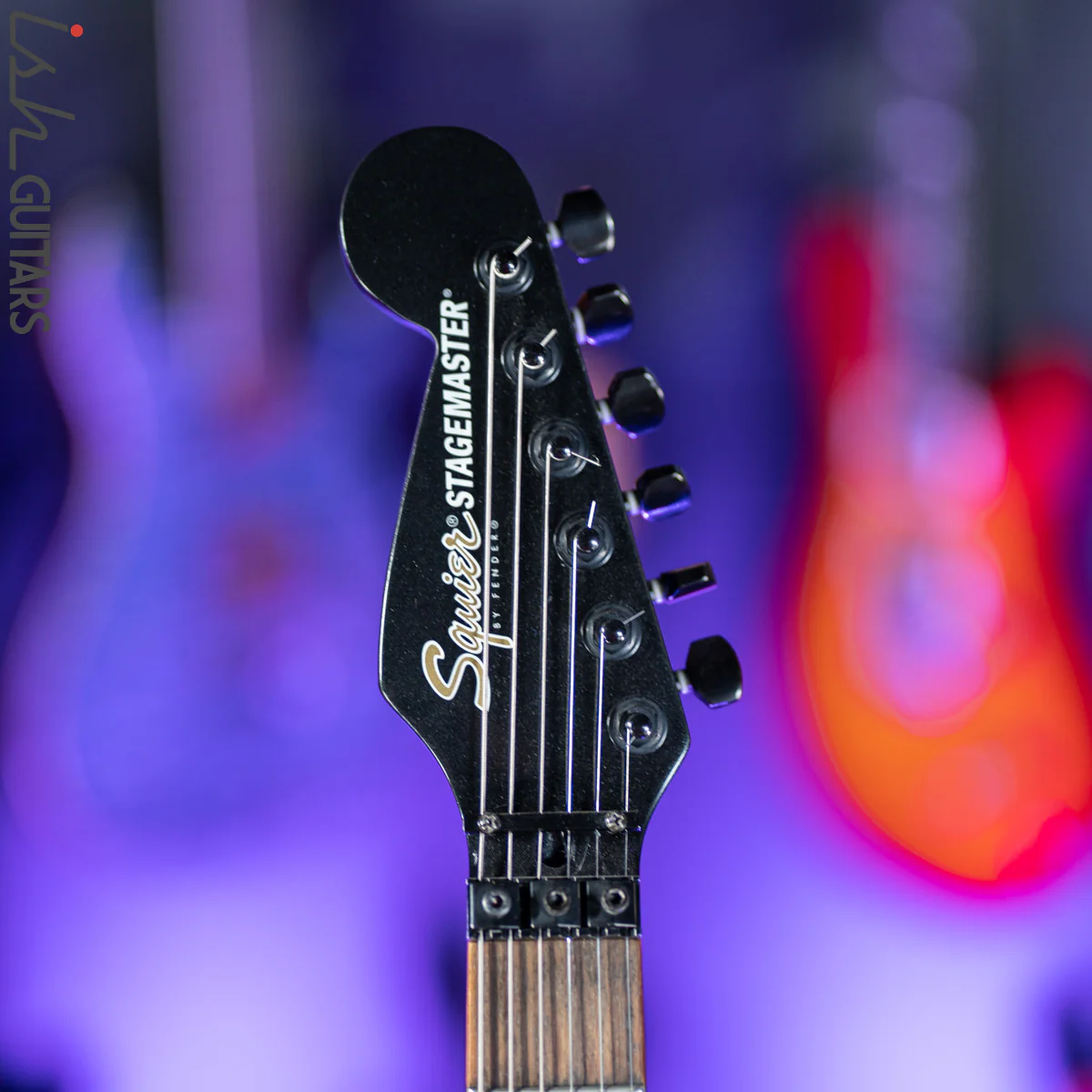 2000 Squier Stagemaster DLX Metallic Black - Image 5