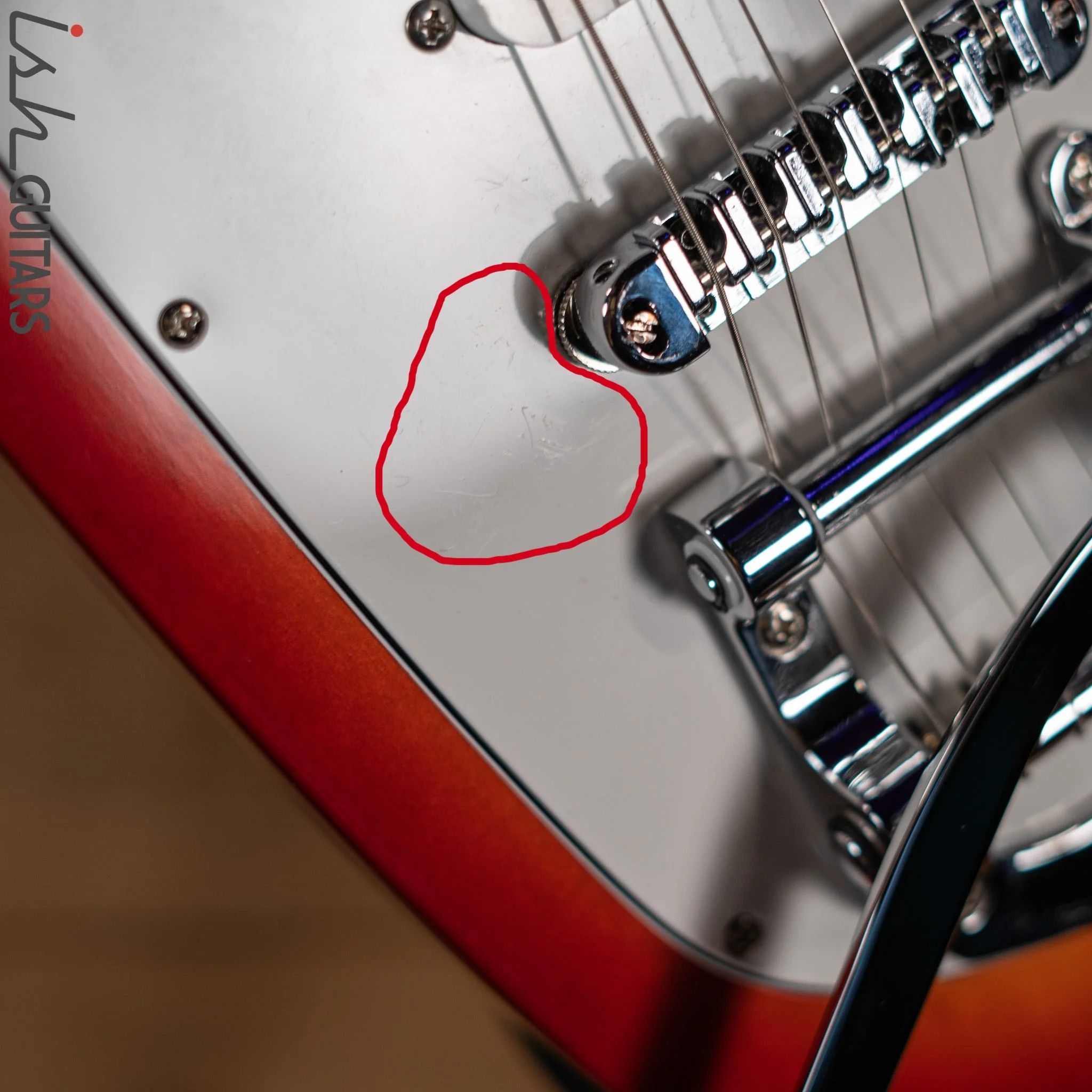 2000s Eastwood VG6 Red Burst - Image 12