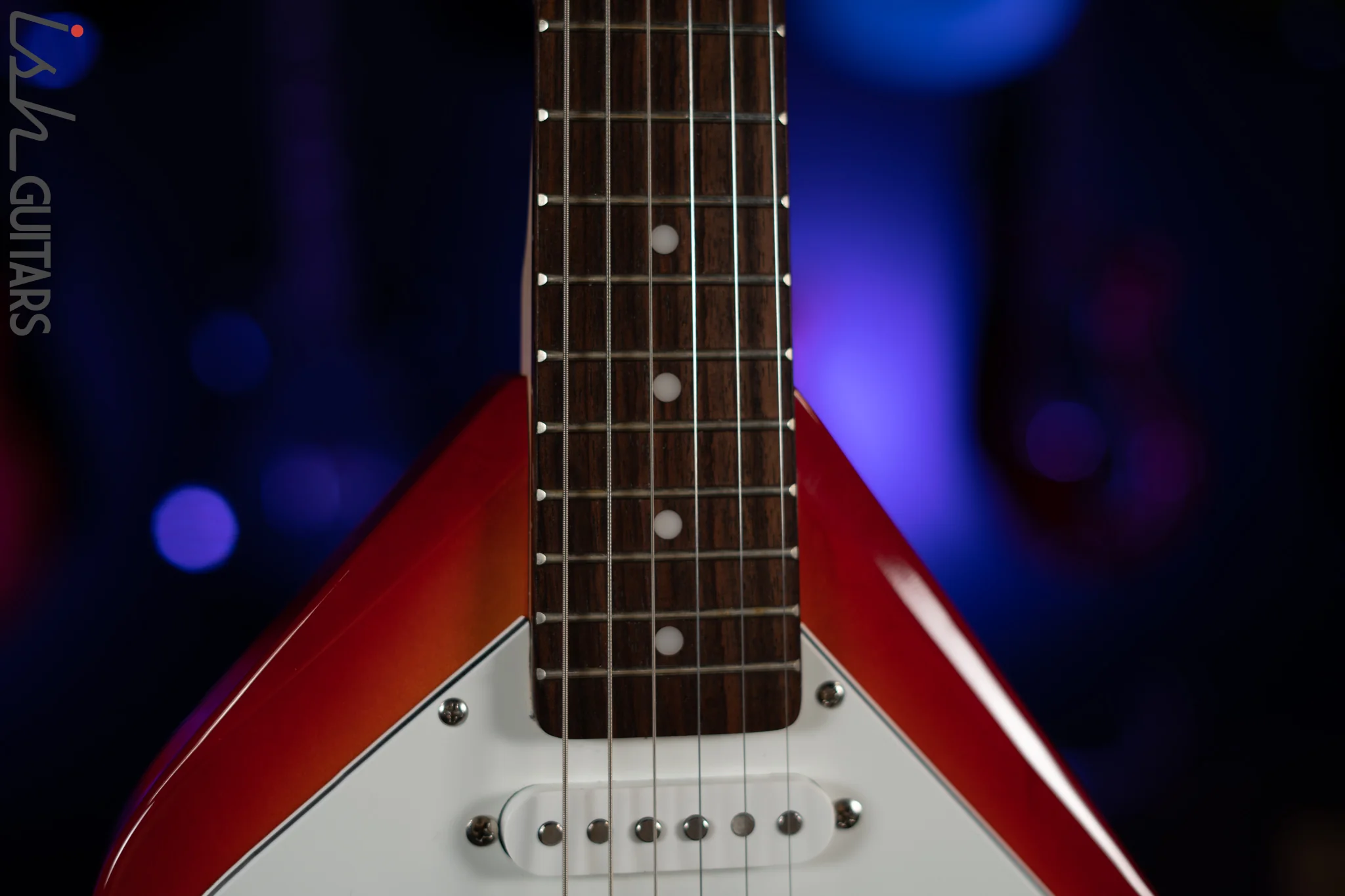 2000s Eastwood VG6 Red Burst - Image 4