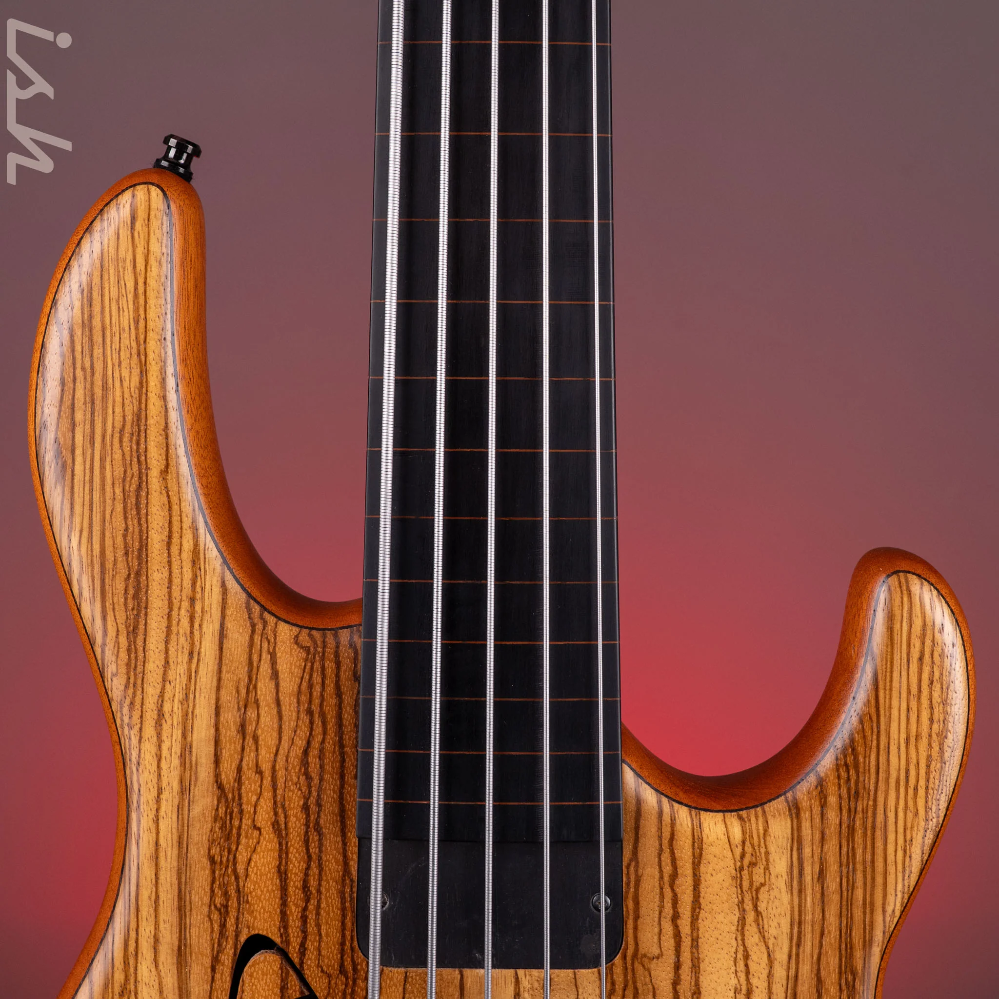 2001 Celinder Aura 5-String Bass Natural *Owned by Richard Bona* - Image 6