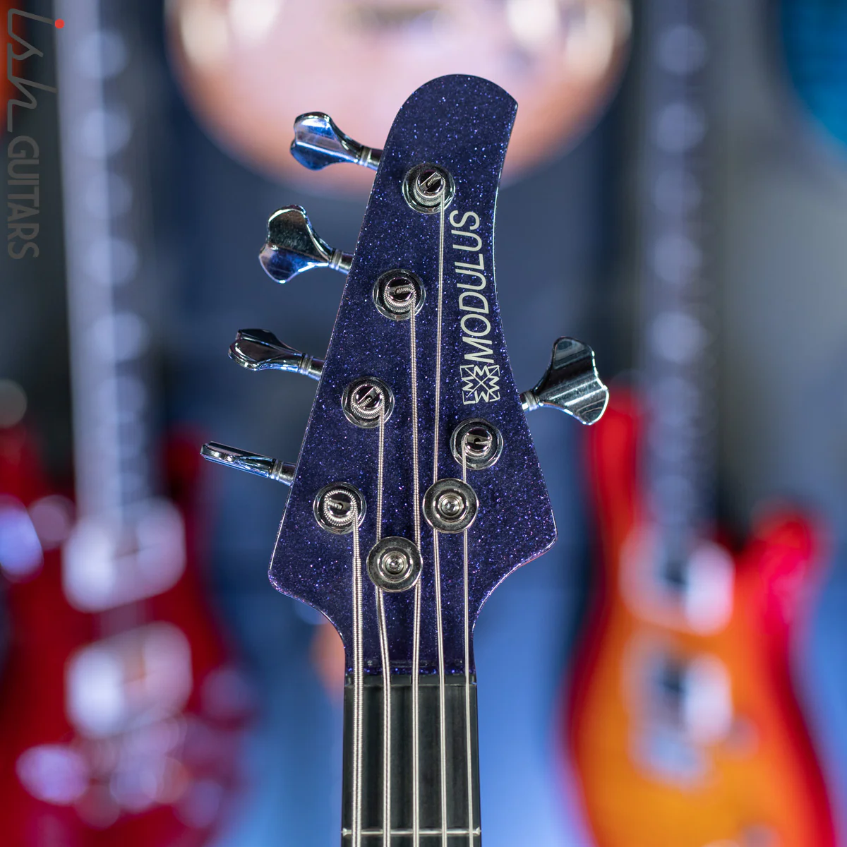 2001 Modulus Funk Unlimited FU5 Flea Bass FB5 - Rare Purple Glitter - Image 6