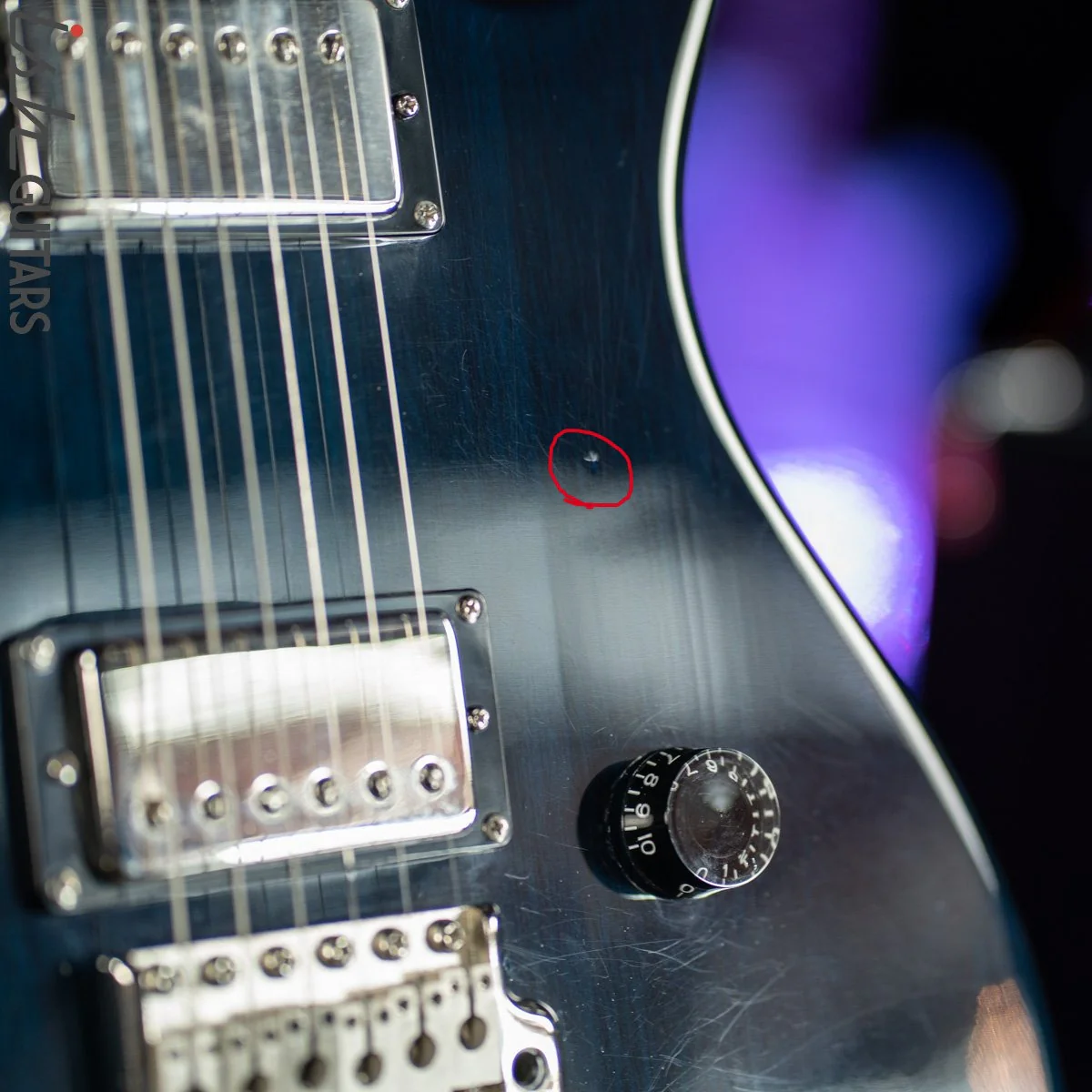 2001 PRS Santana SE Blue - Image 8