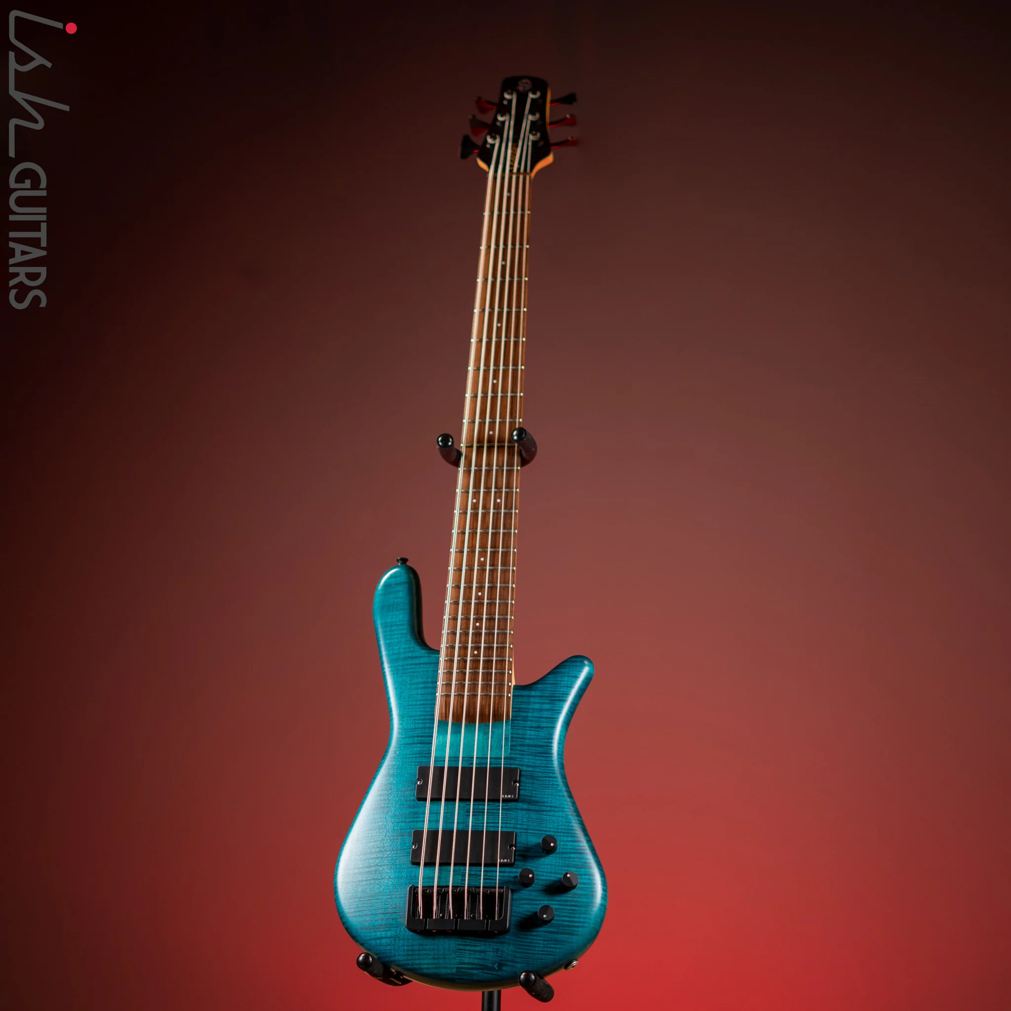 2001 Spector USA NS-JH6 #001 Peacock Blue Matte Owned by Stuart Spector - Image 2