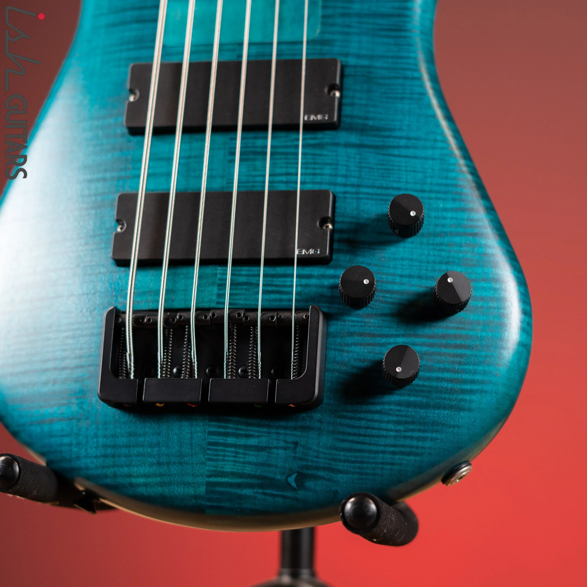 2001 Spector USA NS-JH6 #001 Peacock Blue Matte Owned by Stuart Spector - Image 4