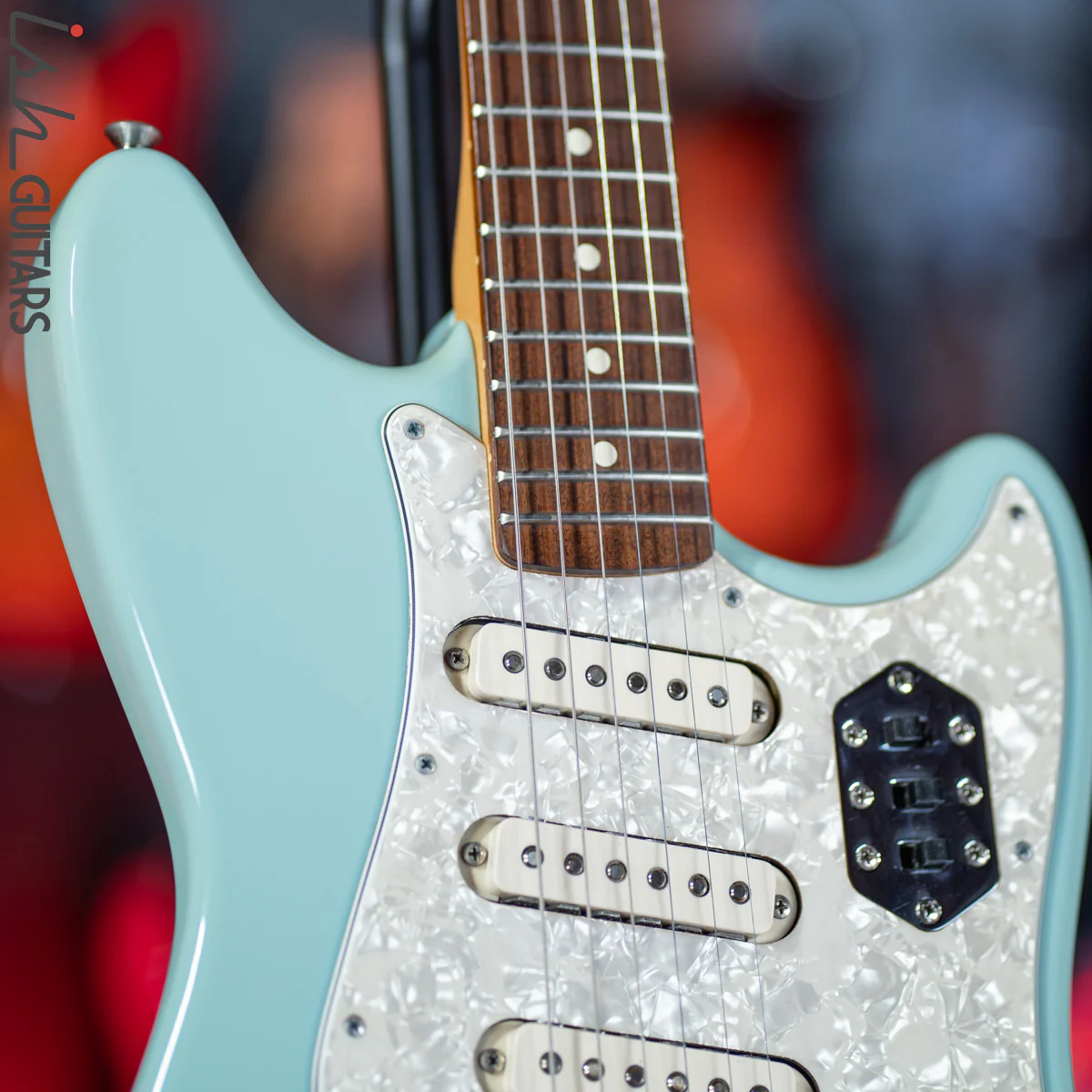 2002-2003 Fender Cyclone II MIM Daphne Blue - Image 5