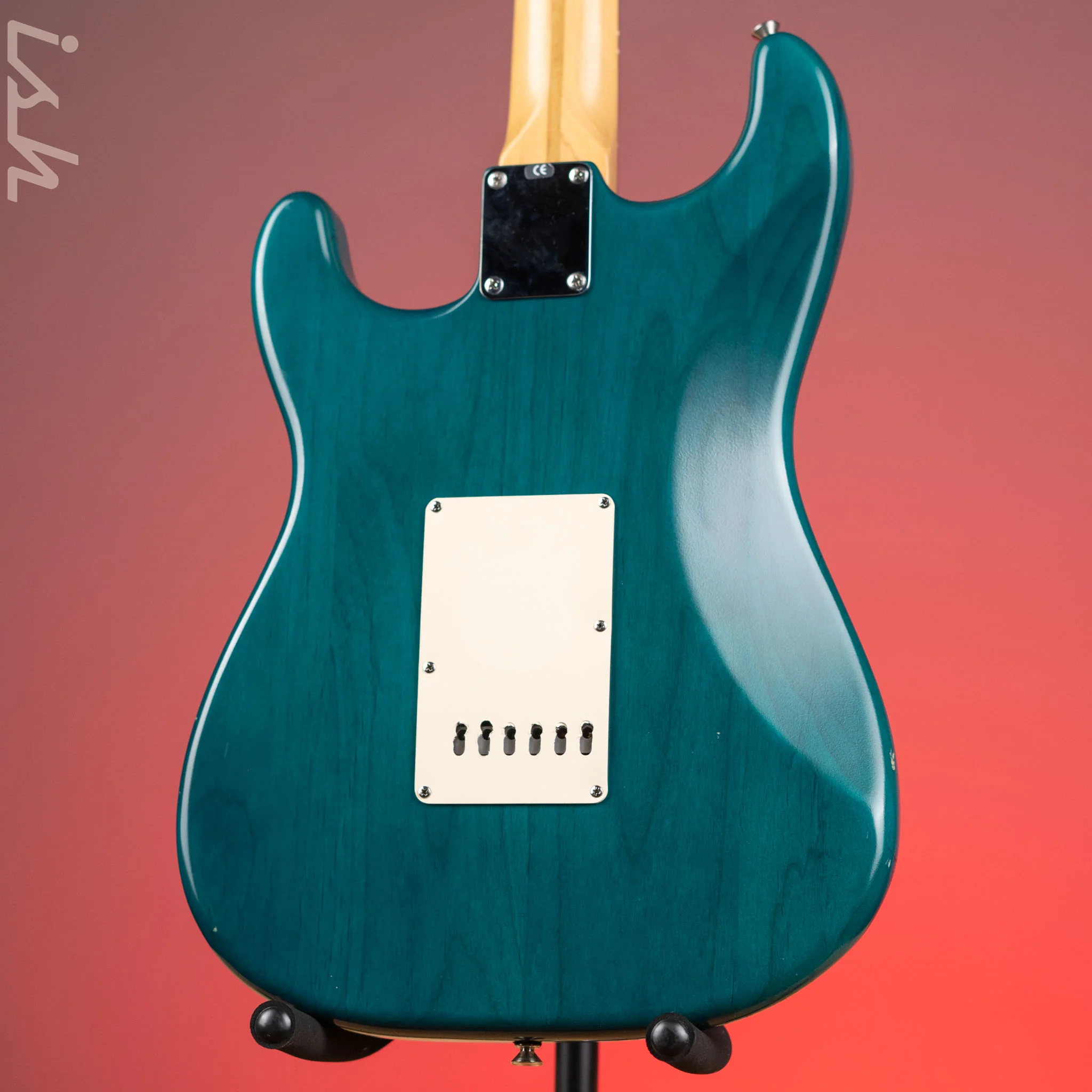 2002 Fender Highway One Stratocaster Transparent Satin Blue - Image 12