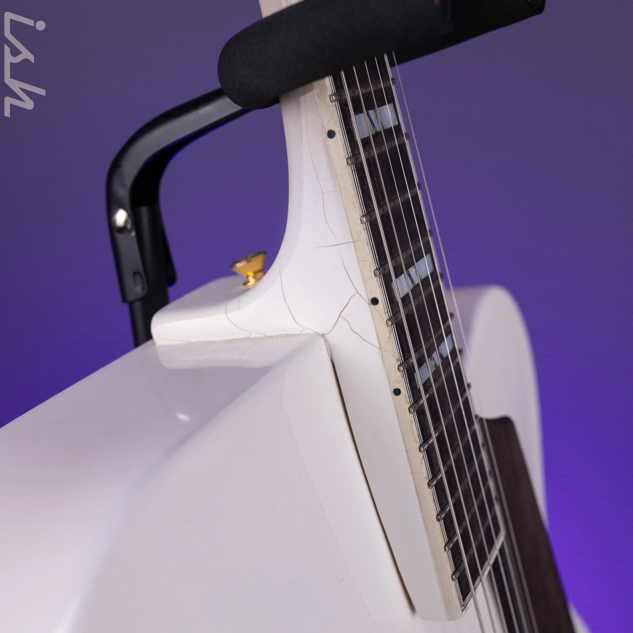 2002 Insalaco Archtop White - Image 7