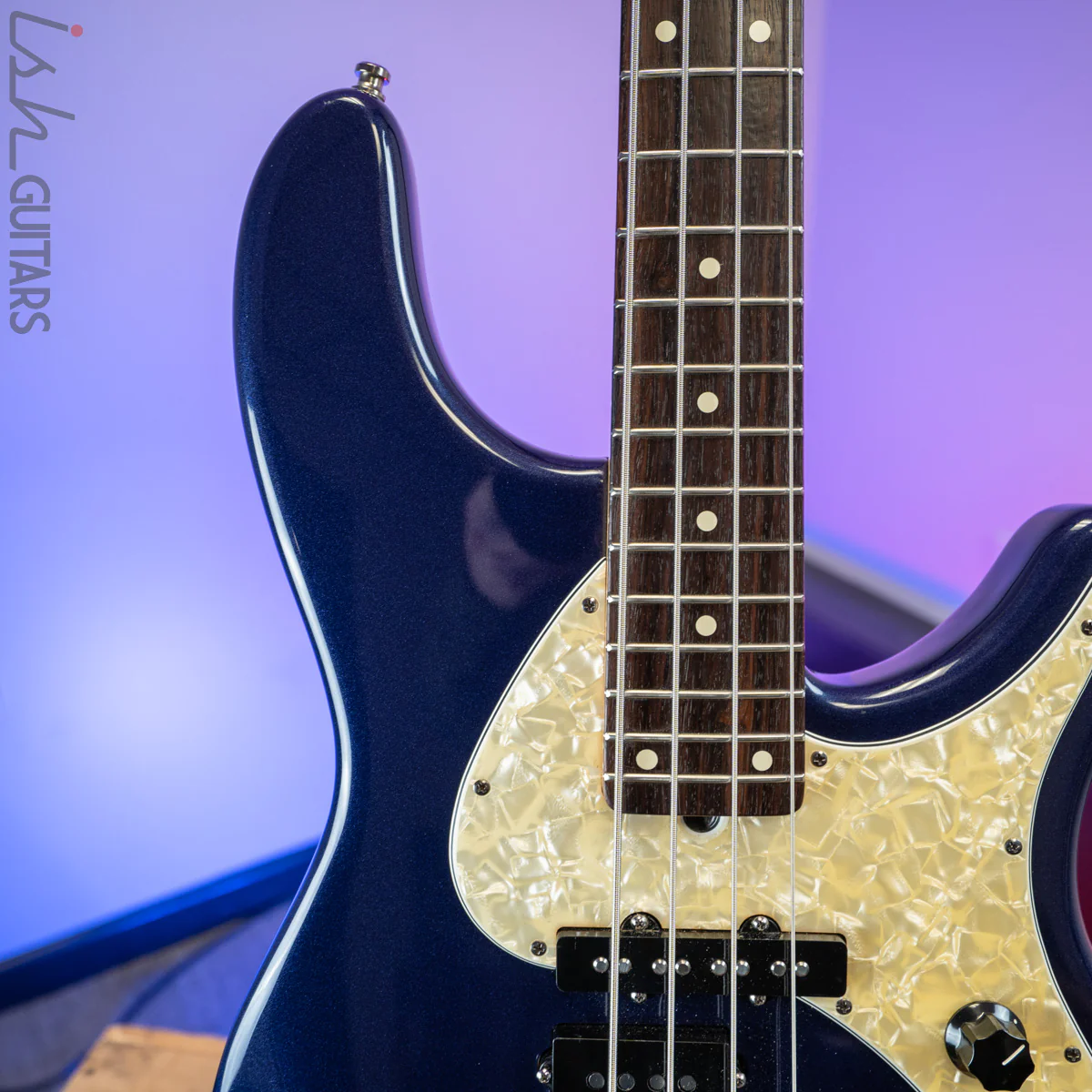 2003 Fender Stu Hamm Urge II Metallic Blue - Image 3