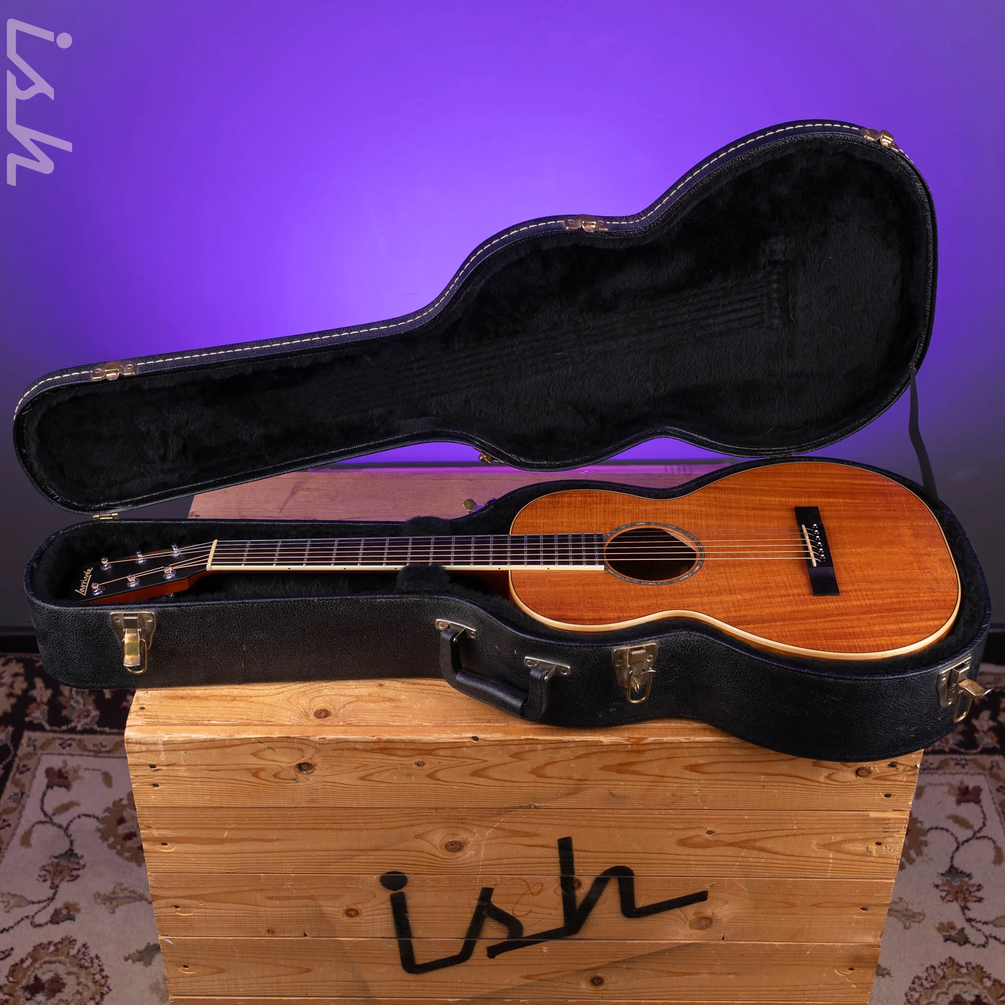 2003 Larrivee P-03K Koa Parlor Acoustic Guitar - Image 13