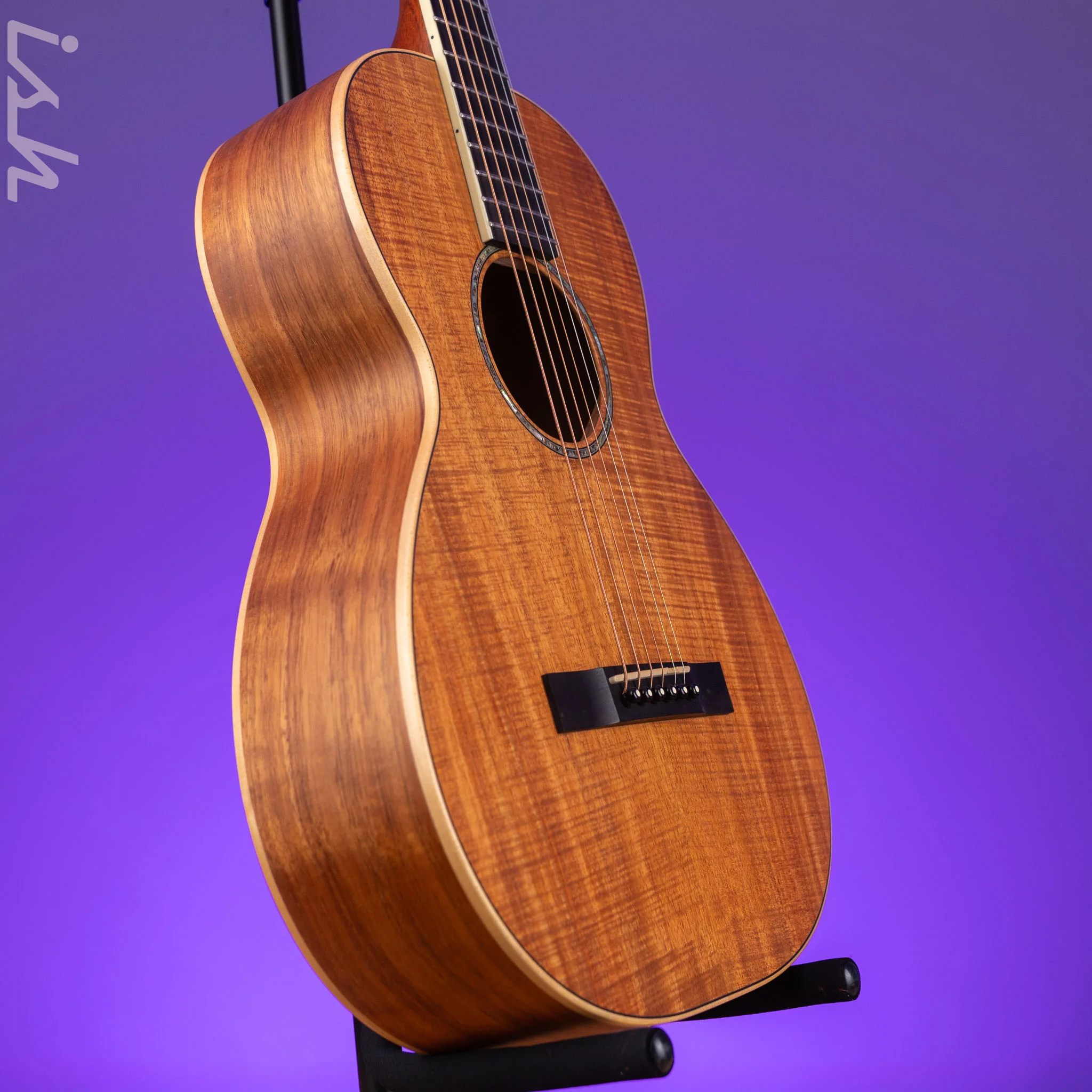 2003 Larrivee P-03K Koa Parlor Acoustic Guitar - Image 3