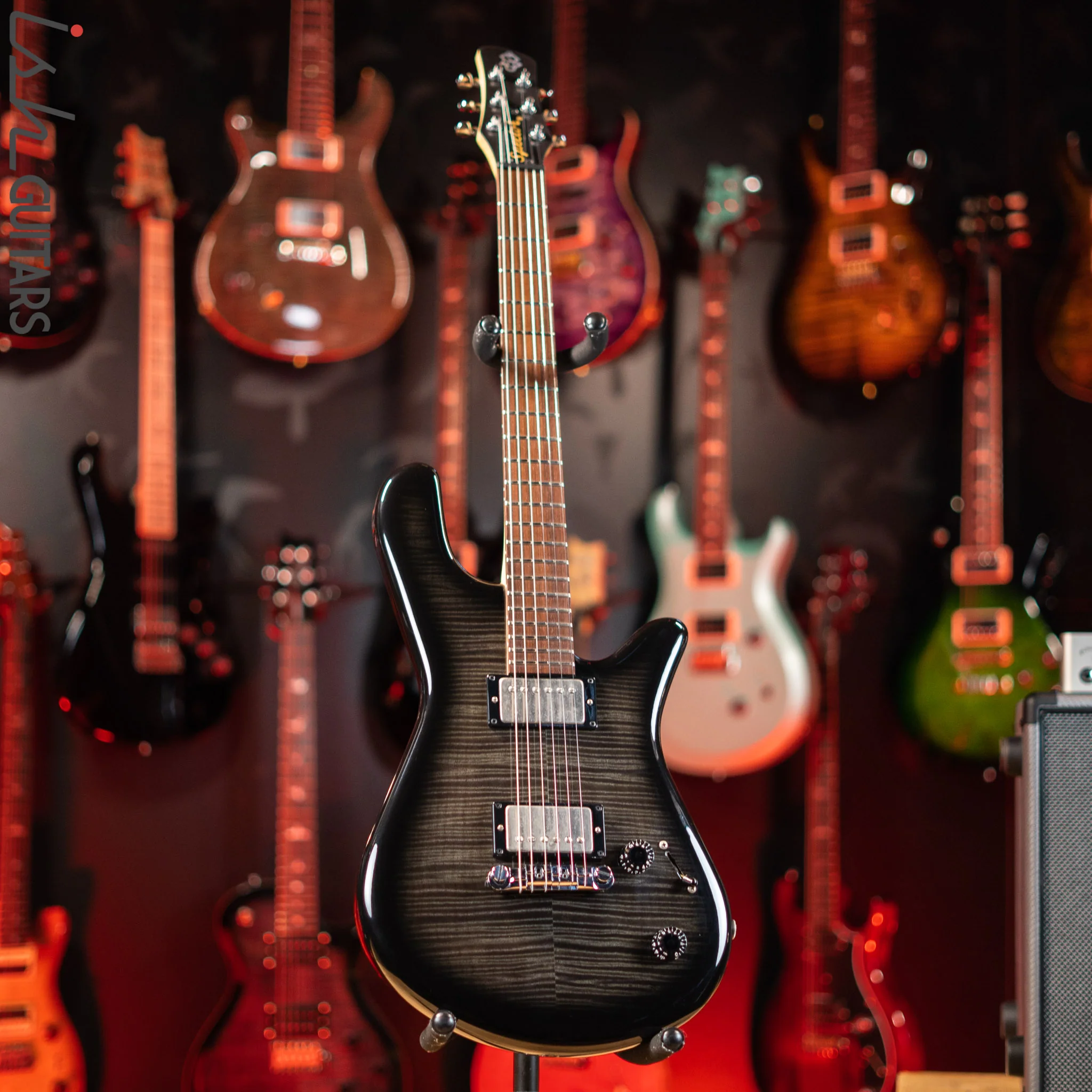 2003 Spector Arc 6 Bolt On Prototype #3 Electric Guitar Trans Black Owned by Stuart Spector - Image 2