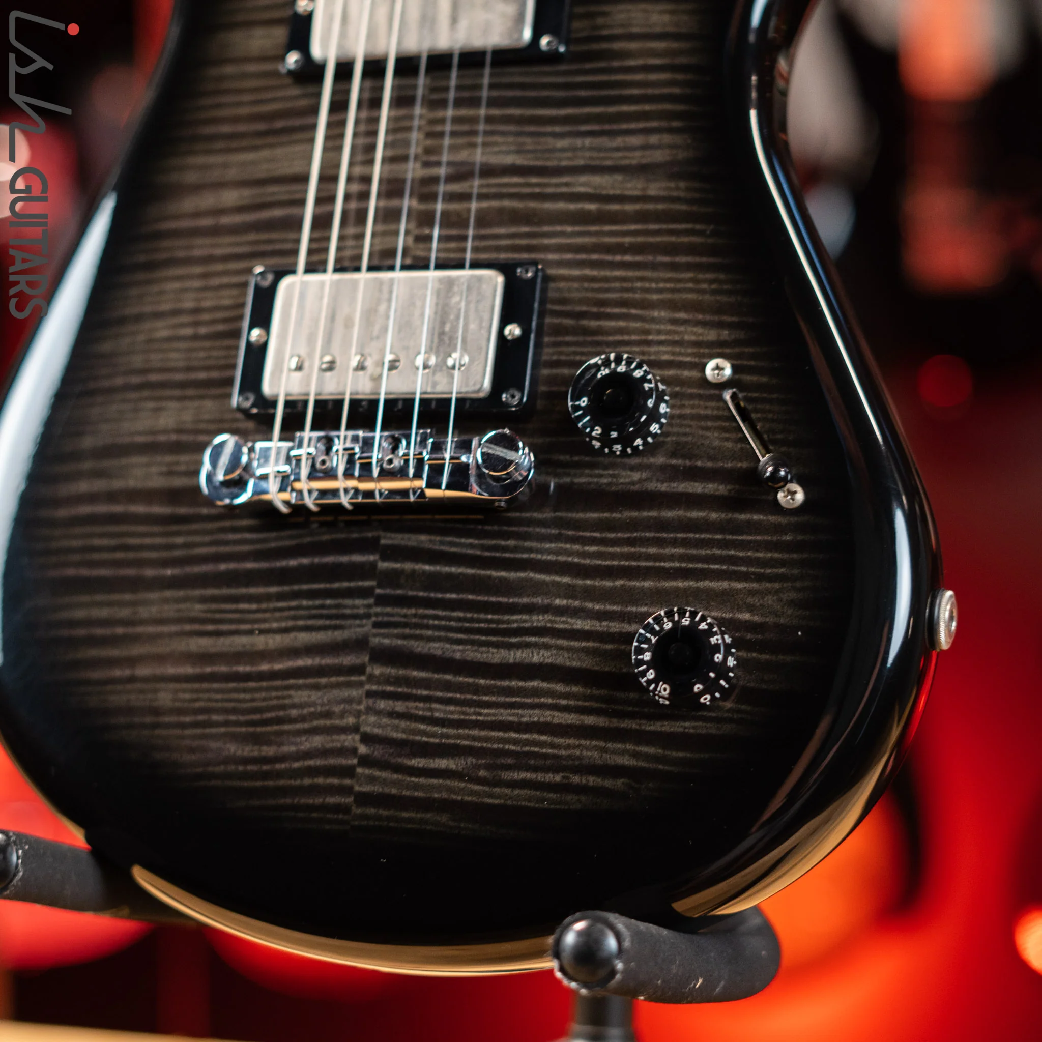 2003 Spector Arc 6 Bolt On Prototype #3 Electric Guitar Trans Black Owned by Stuart Spector - Image 4
