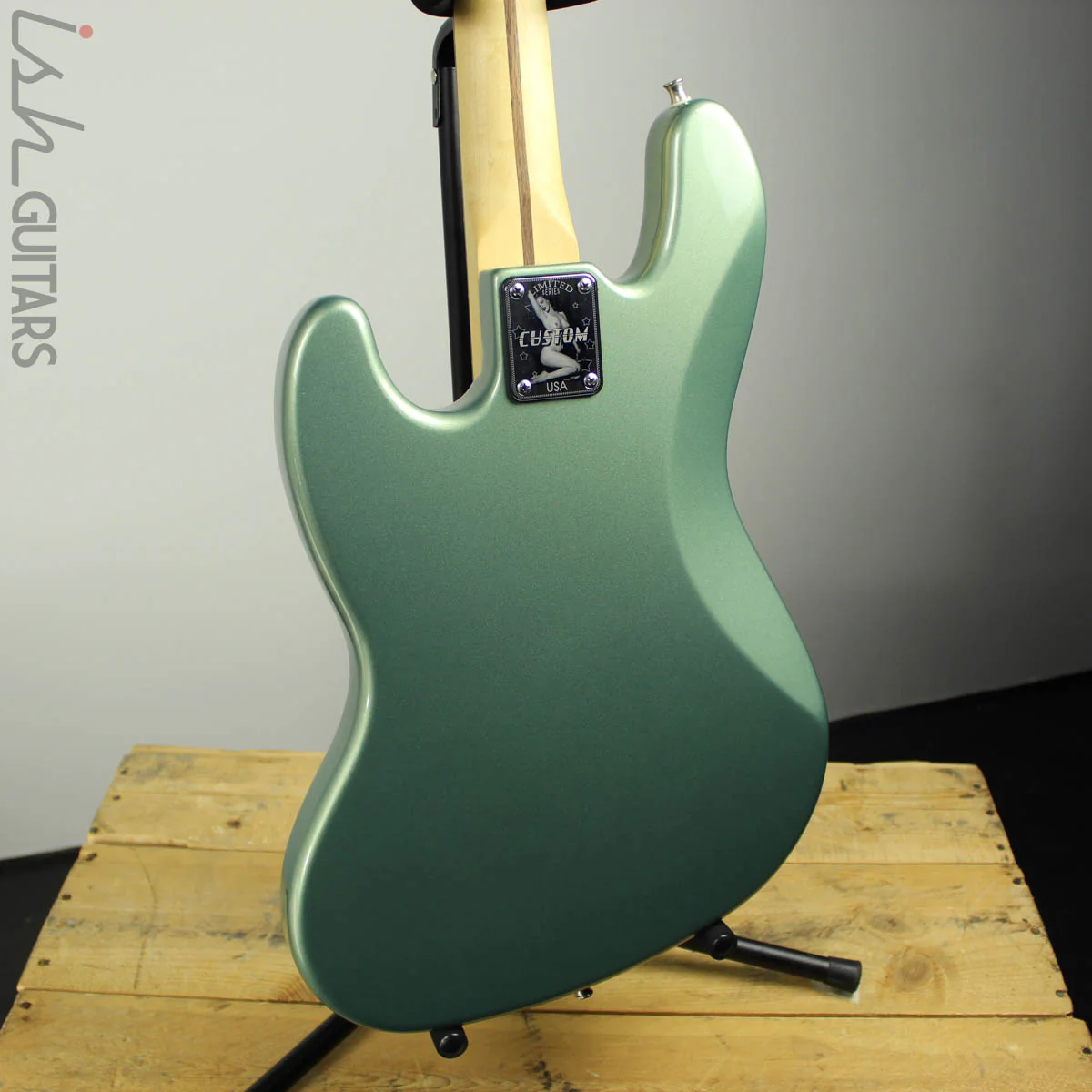 2004 Fender Jazz Bass Metallic Green 2018 Fender Neck - Image 8