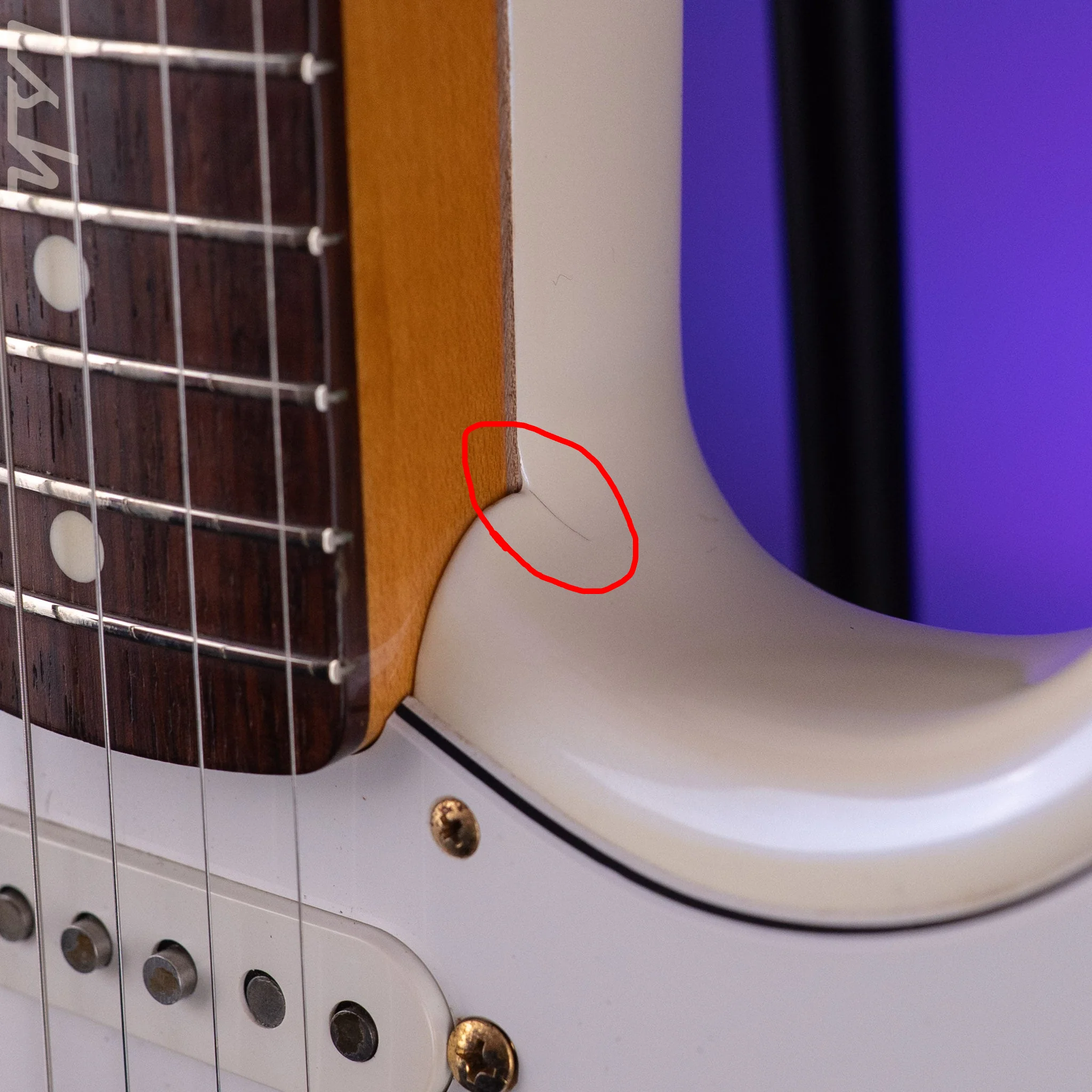 2004 Fender '57 Reissue Stratocaster ST80-SPL White Burst - Image 10