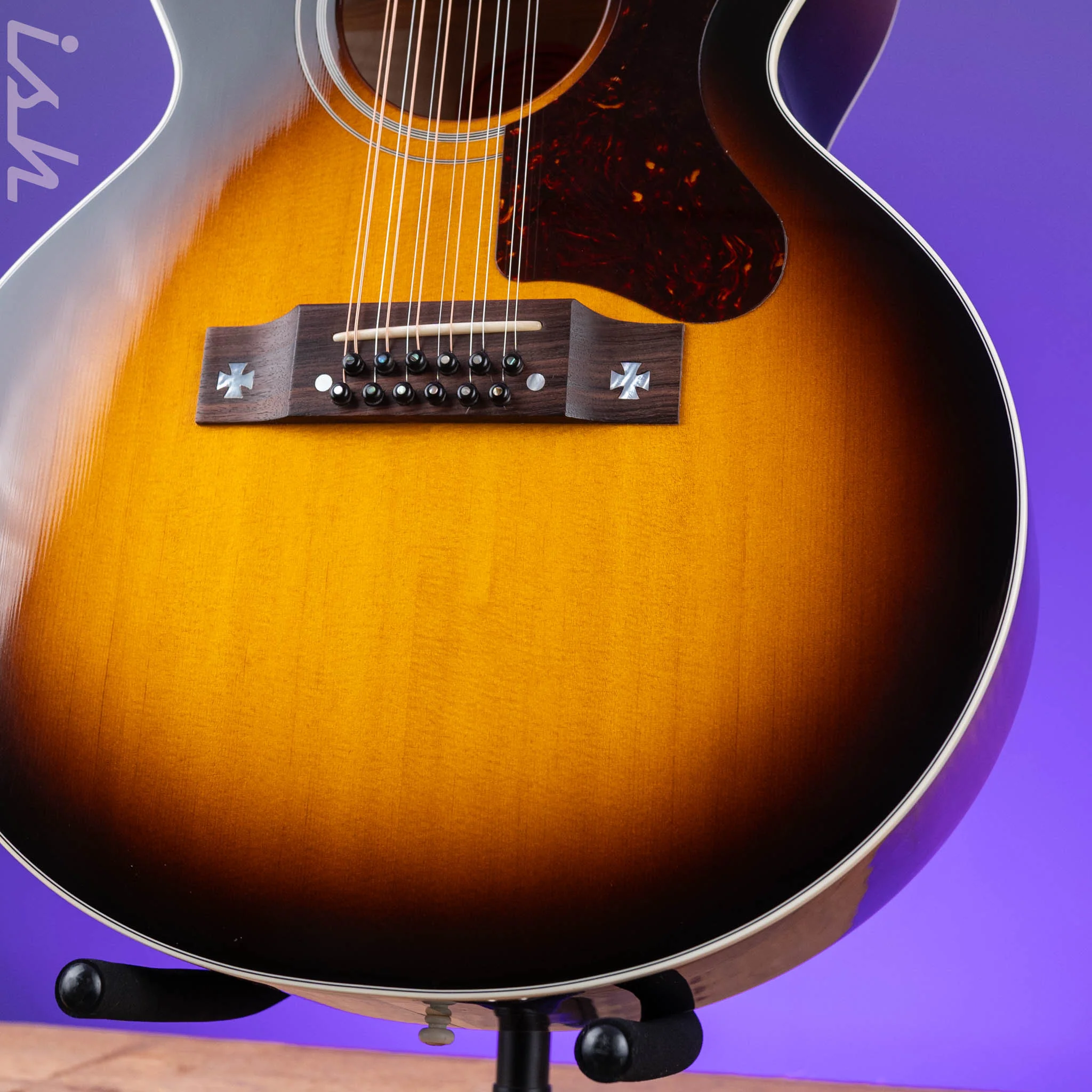 2004 Gibson J-185 12-String Sunburst - Image 5