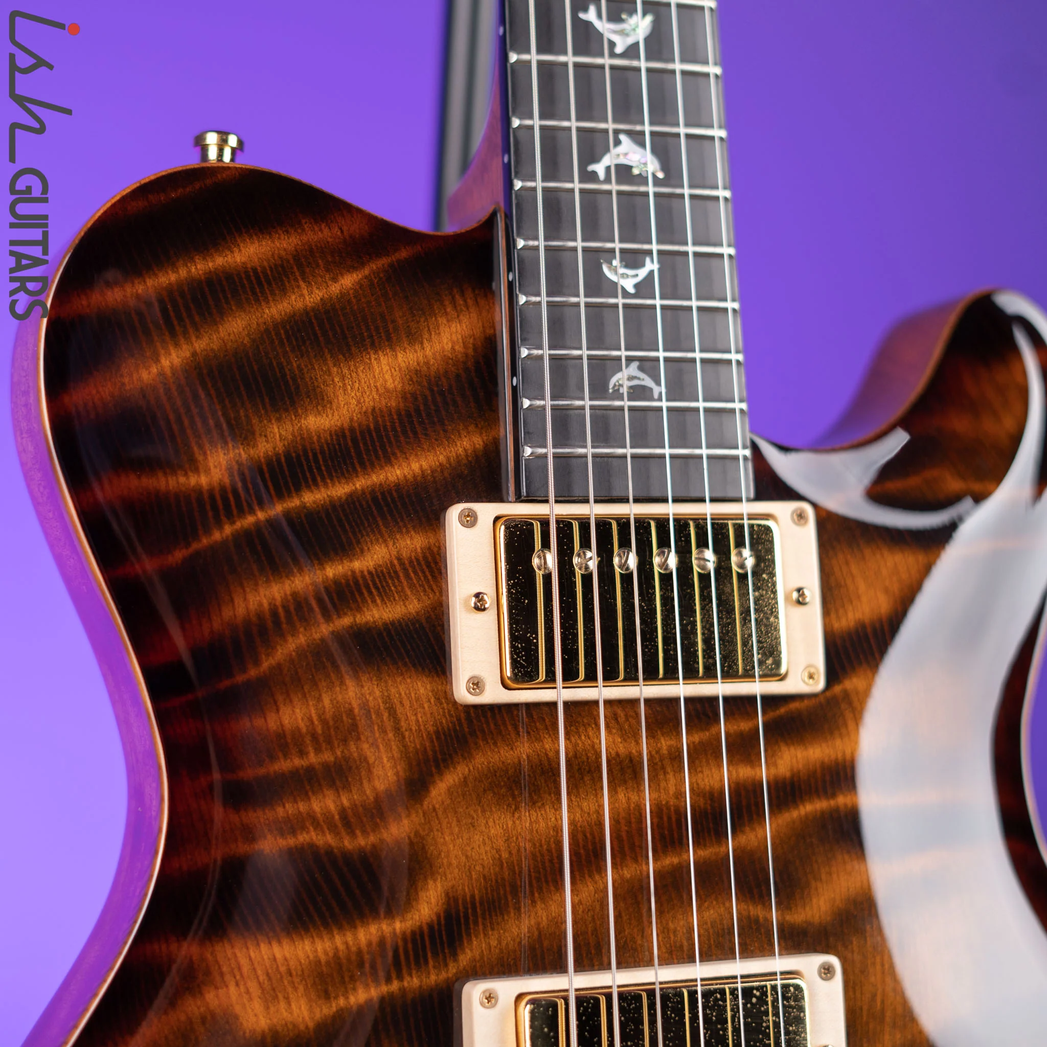 2004 Nik Huber Dolphin II Redwood Tigereye Burst - Image 3