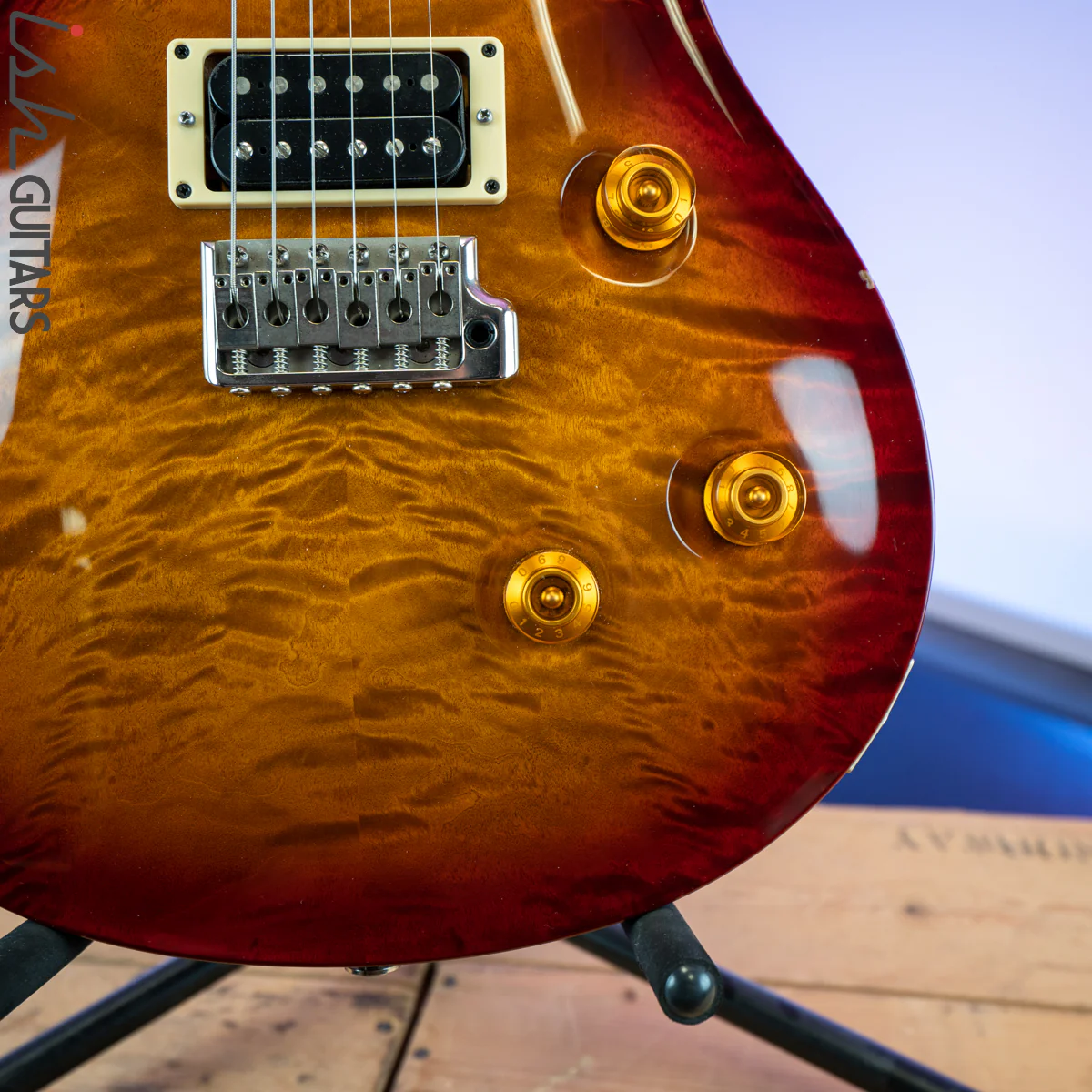 2004 Paul Reed Smith PRS Custom 24 10 Top Cherry Burst - Image 4