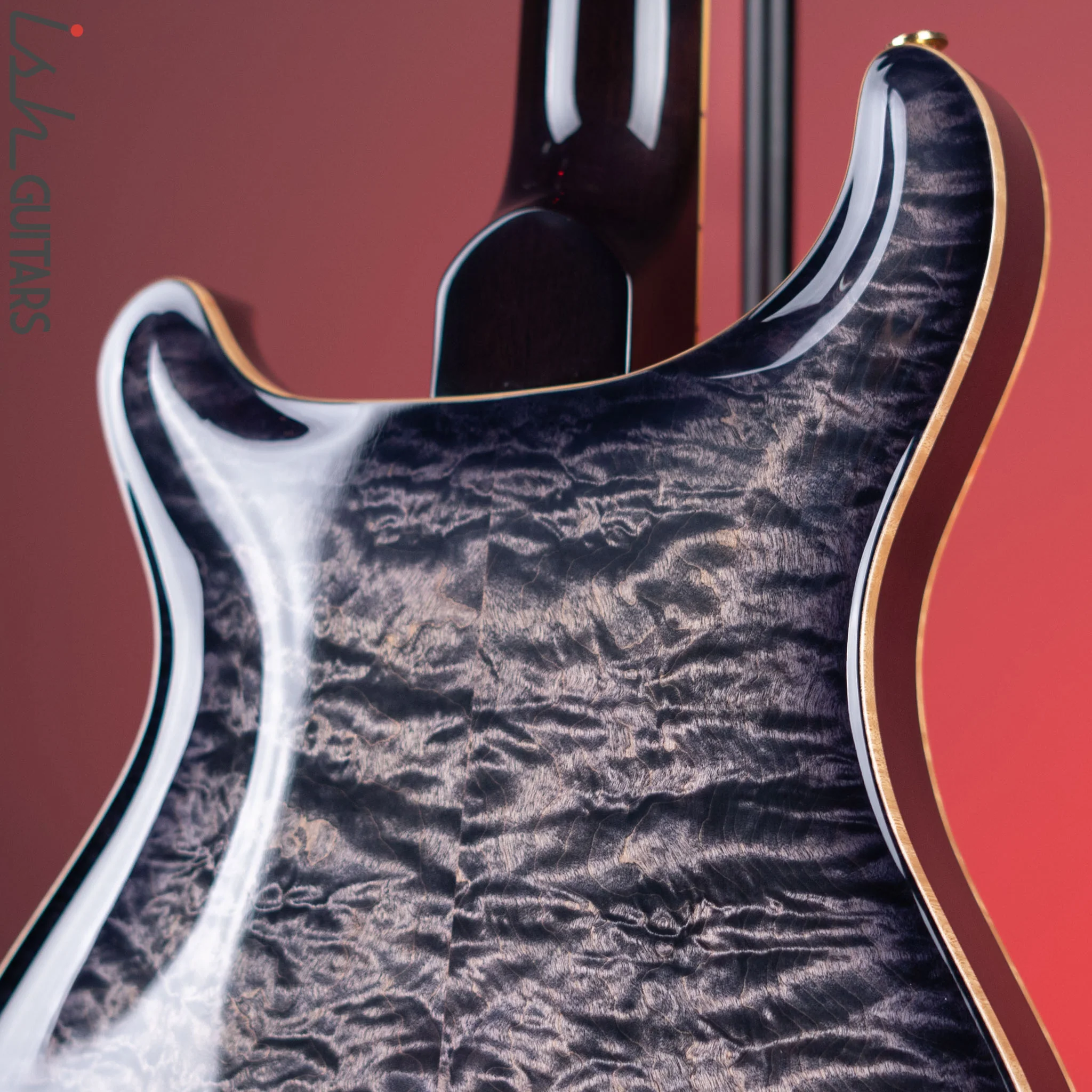 2004 PRS Private Stock Hollowbody II Purple Mist Smoked Burst - Image 9