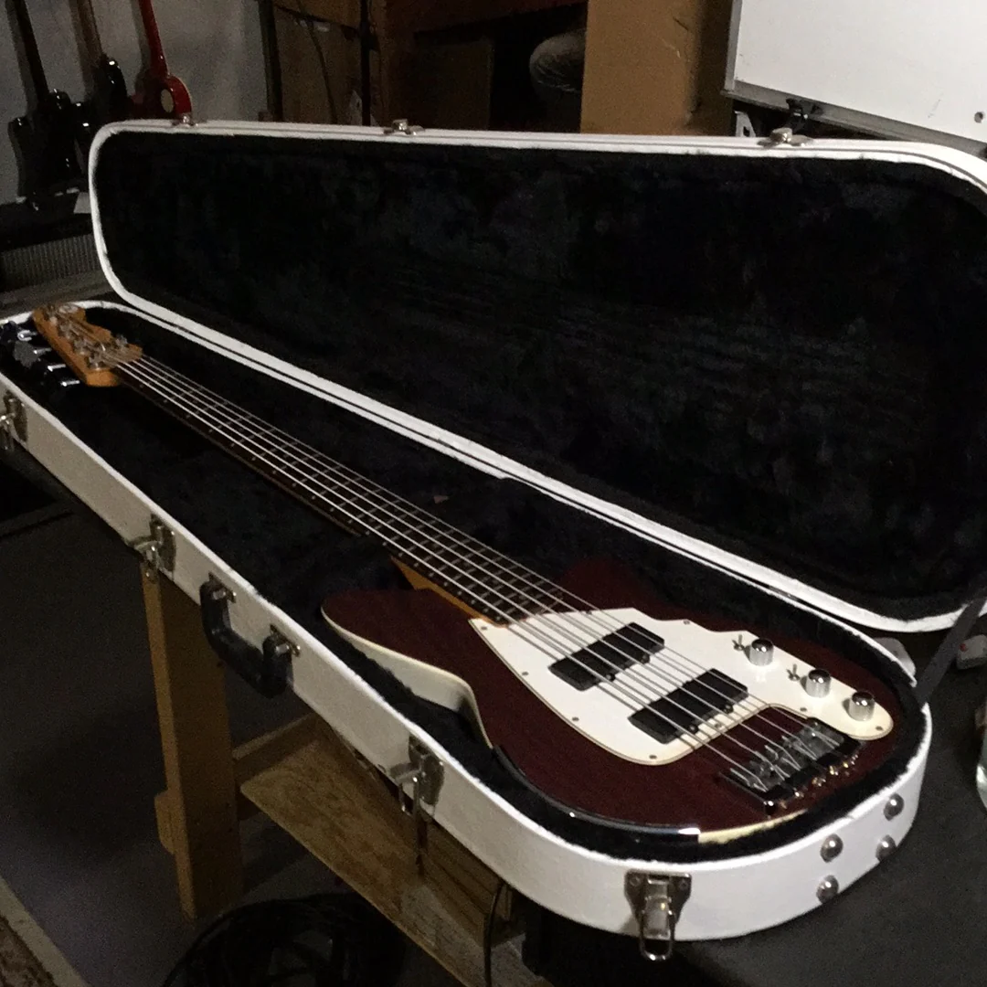 2004 Reverend Brad Houser 5-String Bass Red Mahogany - Image 15
