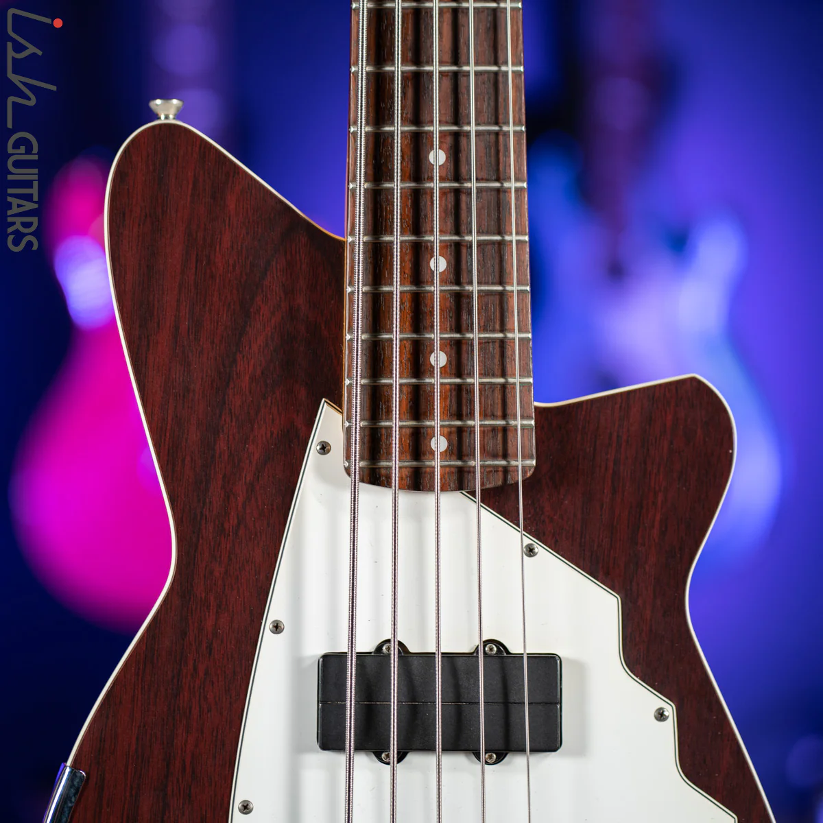 2004 Reverend Brad Houser 5-String Bass Red Mahogany - Image 3
