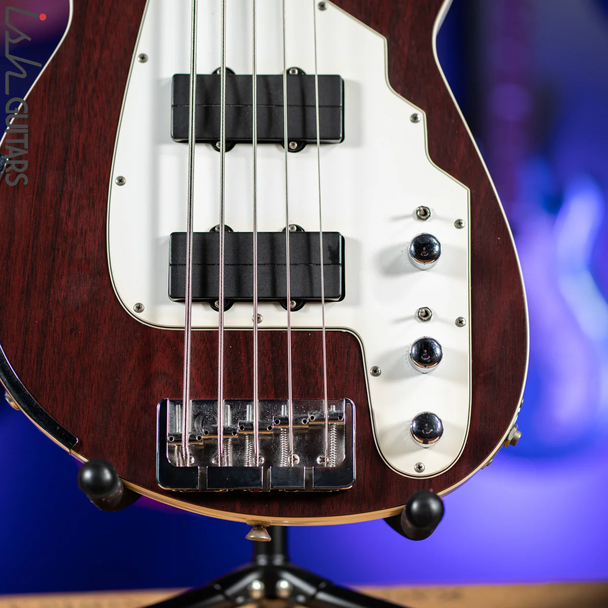 2004 Reverend Brad Houser 5-String Bass Red Mahogany - Image 4