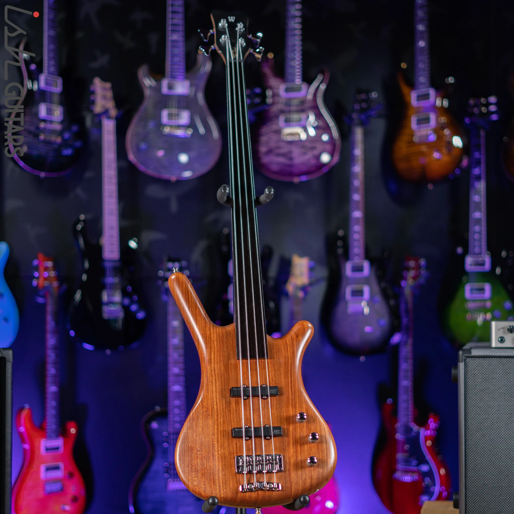 2004 Warwick Corvette Standard 4 Fretless Bass Natural - Image 2