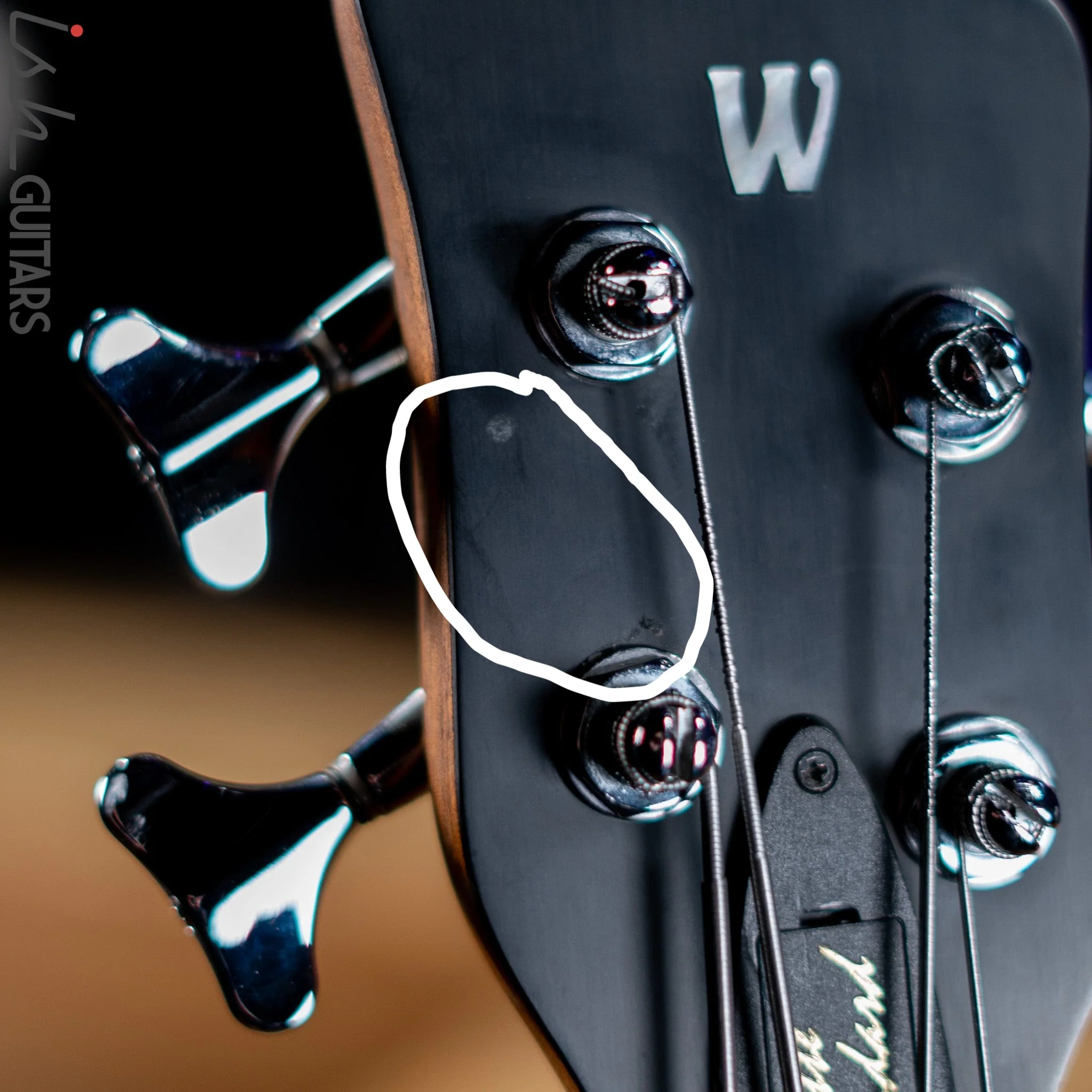 2004 Warwick Corvette Standard 4 Fretless Bass Natural - Image 8