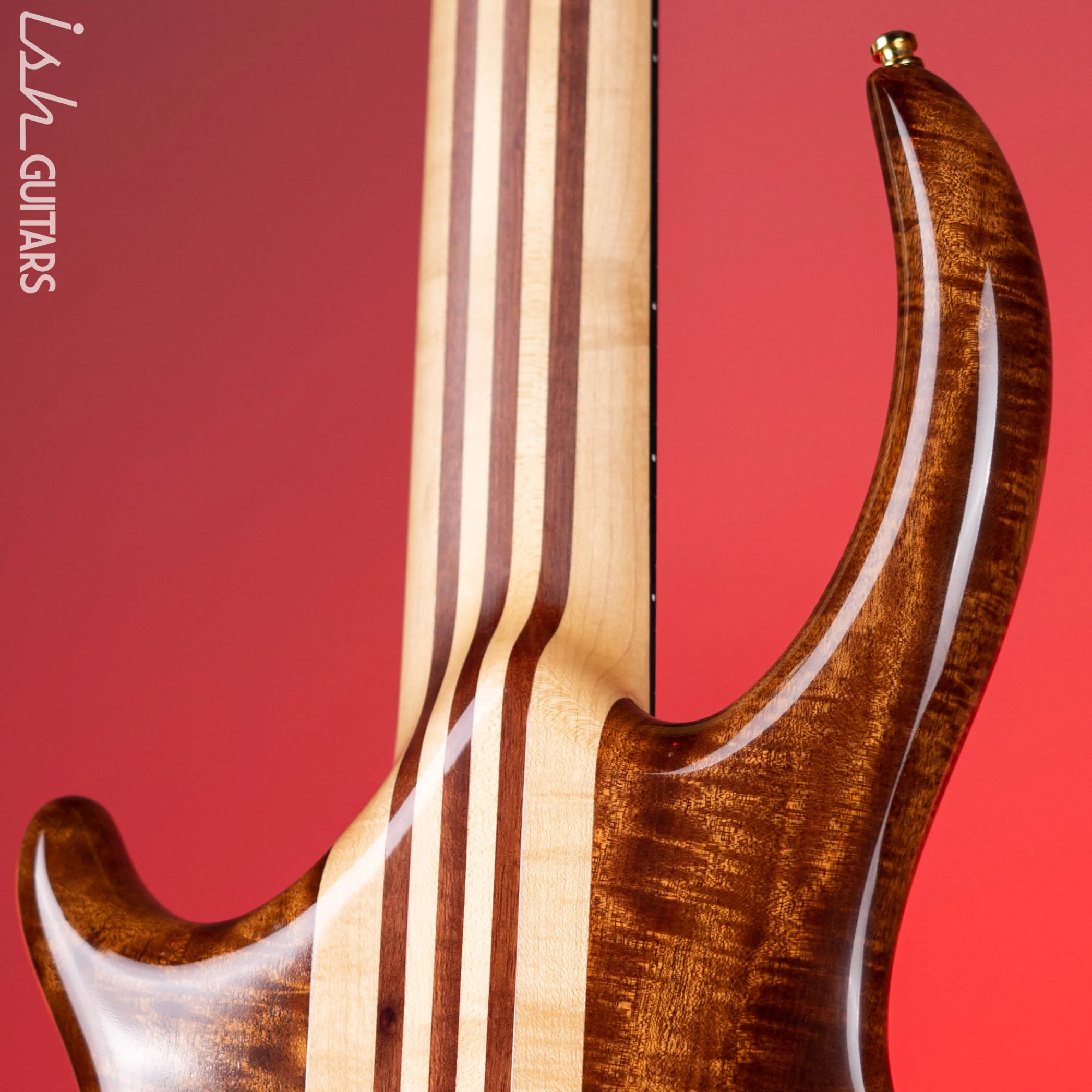 2005 Alembic Rogue 5-String Bass Natural - Image 11