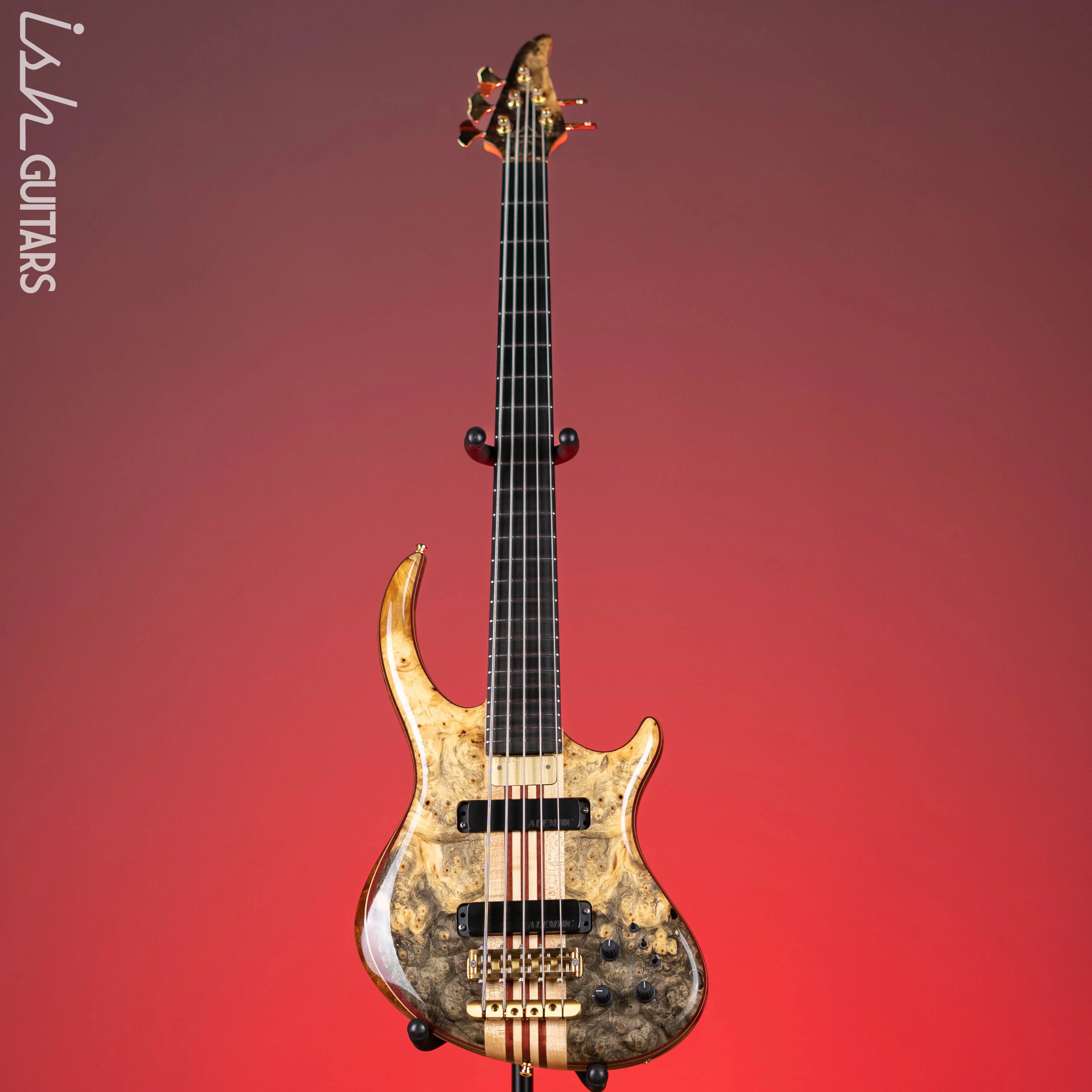2005 Alembic Rogue 5-String Bass Natural - Image 2