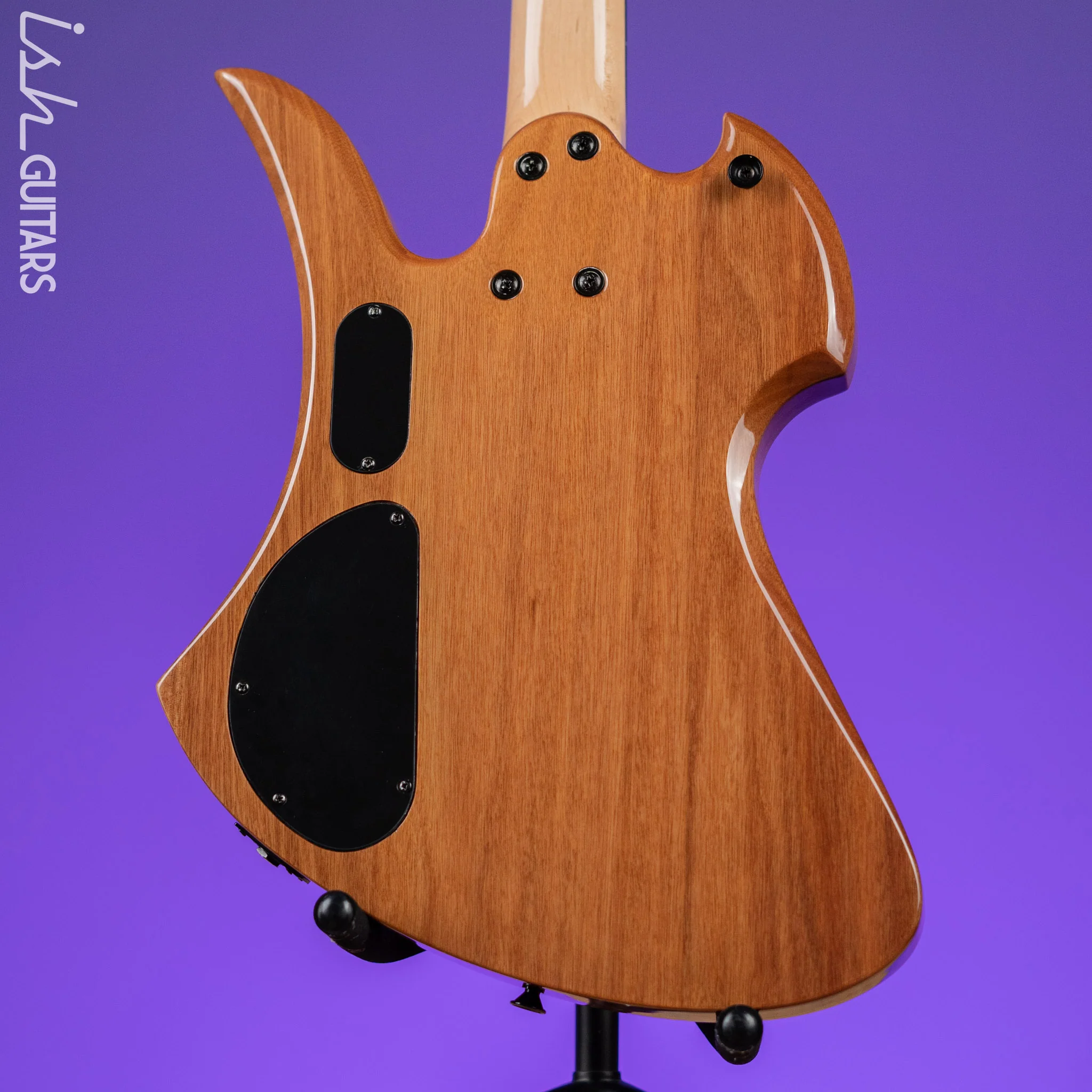 2005 BC Rich Mockingbird NJ Series Bass Guitar Natural - Image 7