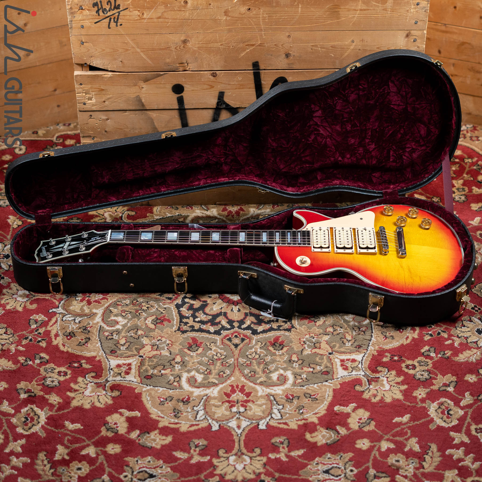 2005 Gibson Custom Shop Les Paul Cherry Sunburst - Ace Frehley Inspired - Image 11