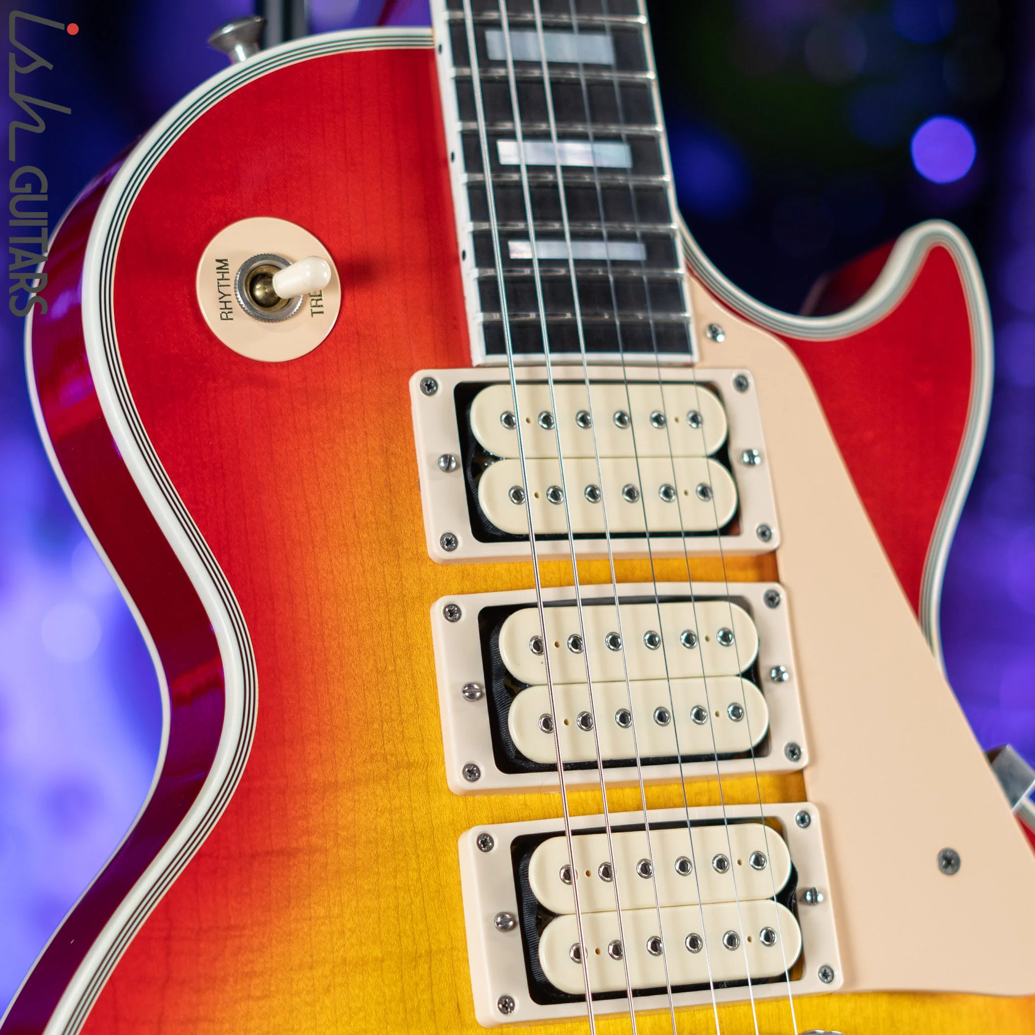 2005 Gibson Custom Shop Les Paul Cherry Sunburst - Ace Frehley Inspired - Image 3