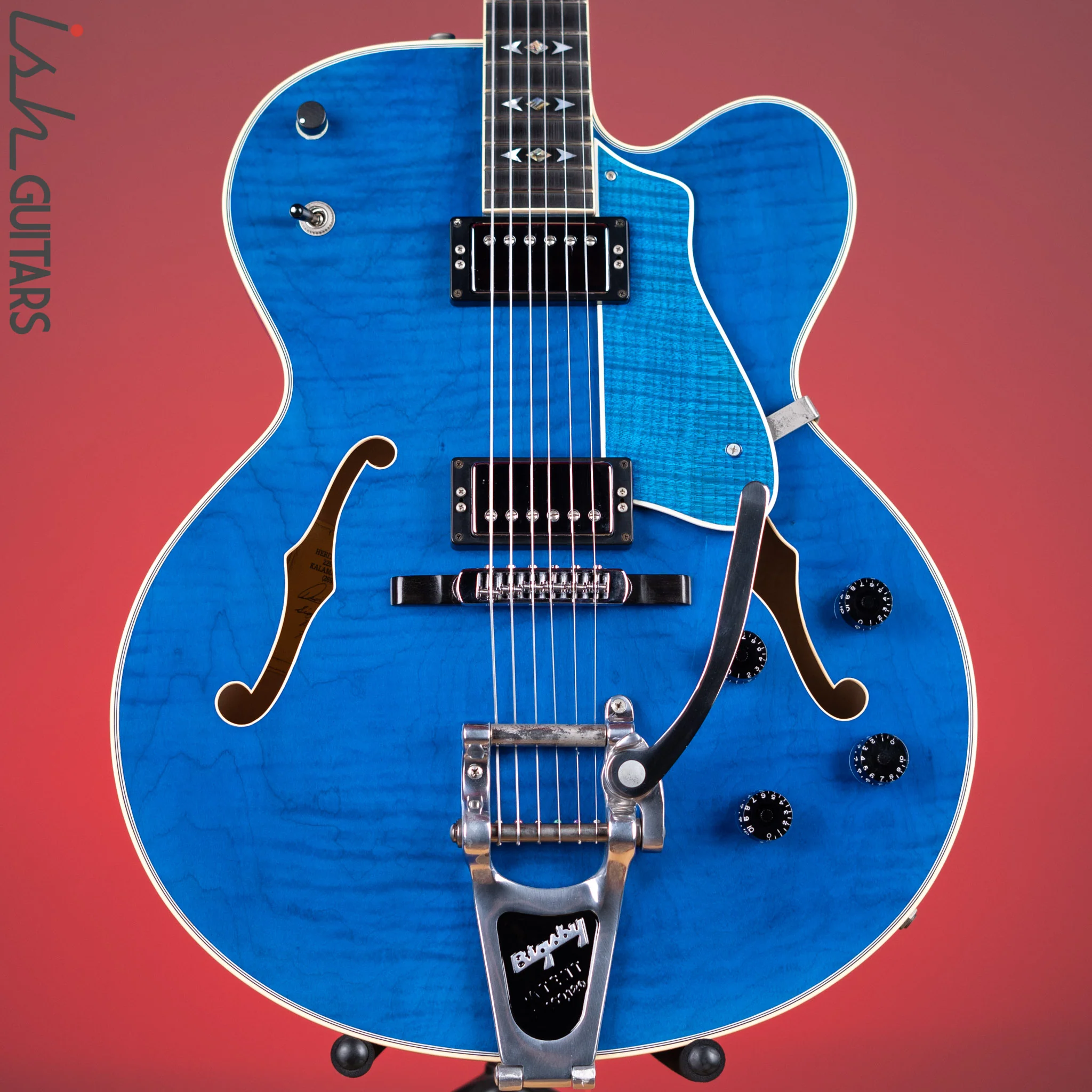 2005 Heritage H-550 David Paul Signature Translucent Blue