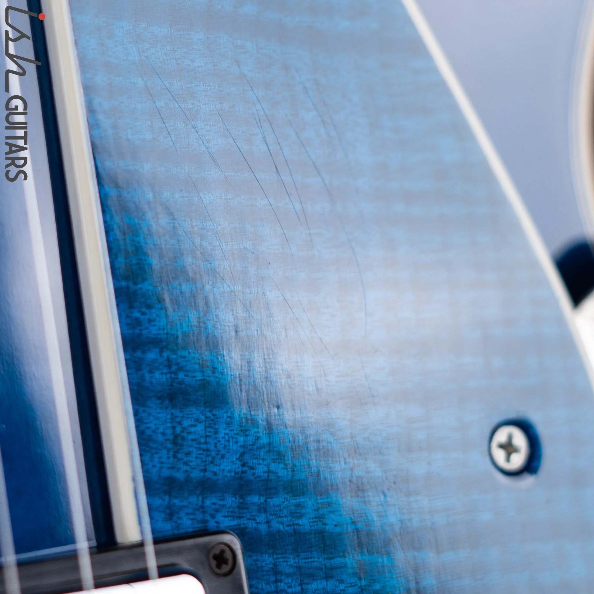 2005 Heritage H-550 David Paul Signature Translucent Blue - Image 15