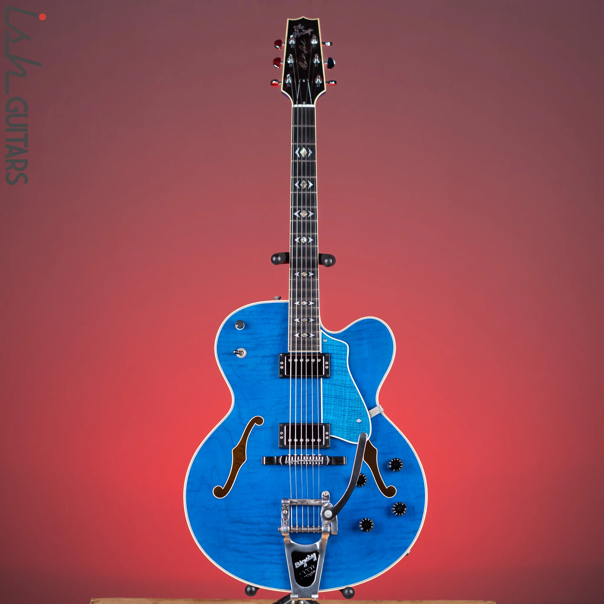 2005 Heritage H-550 David Paul Signature Translucent Blue - Image 2