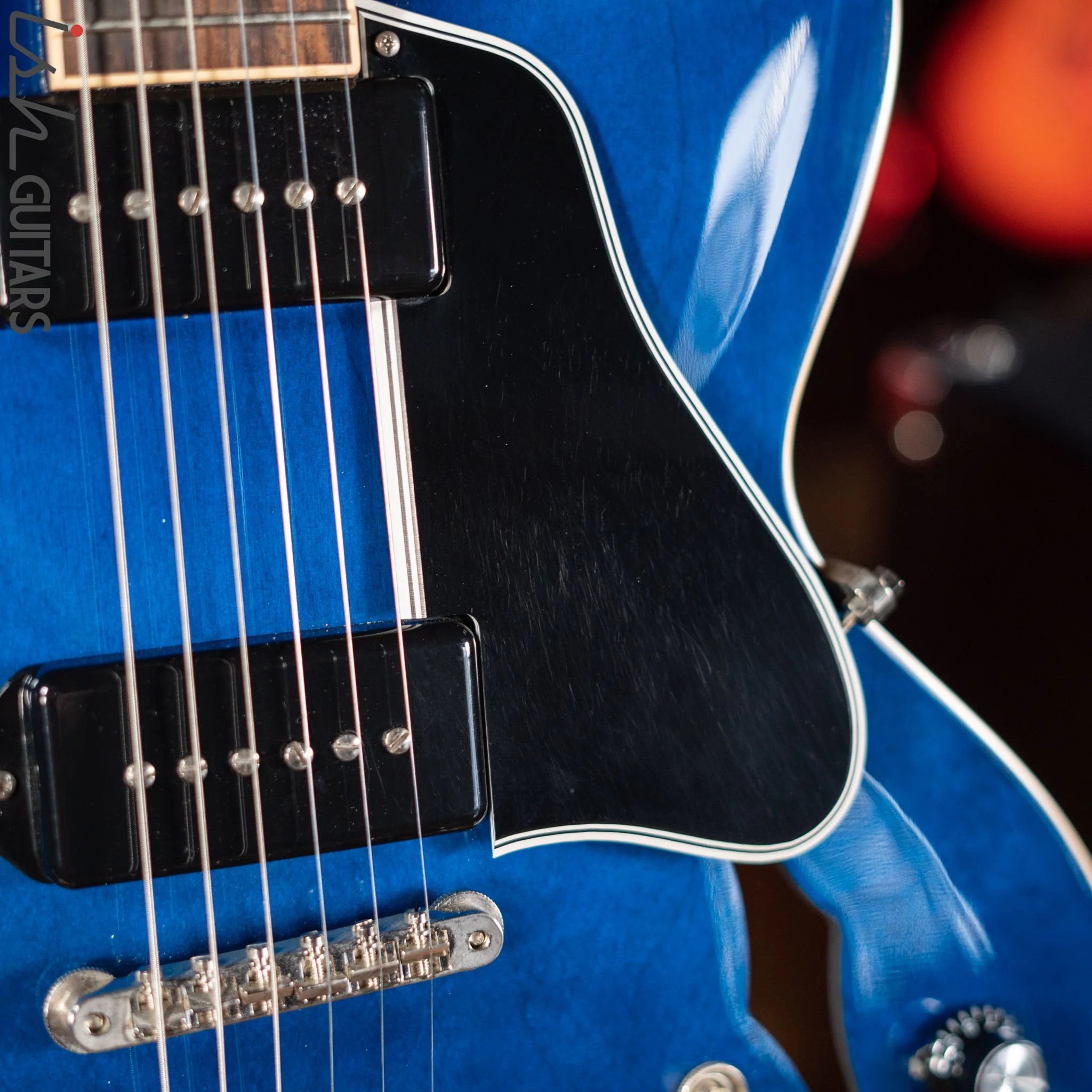 2010 Gibson Custom ES-330L Beale Street Blue - Image 5