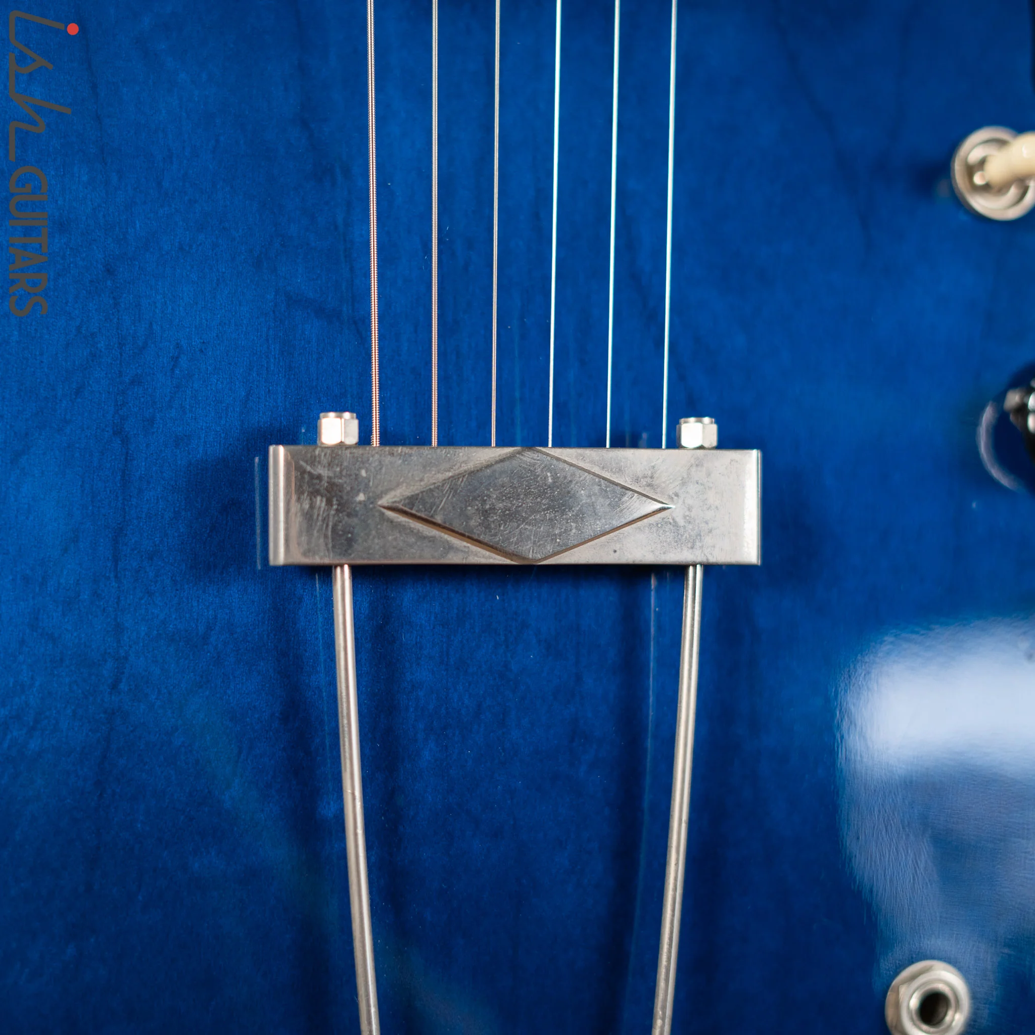 2010 Gibson Custom ES-330L Beale Street Blue - Image 6