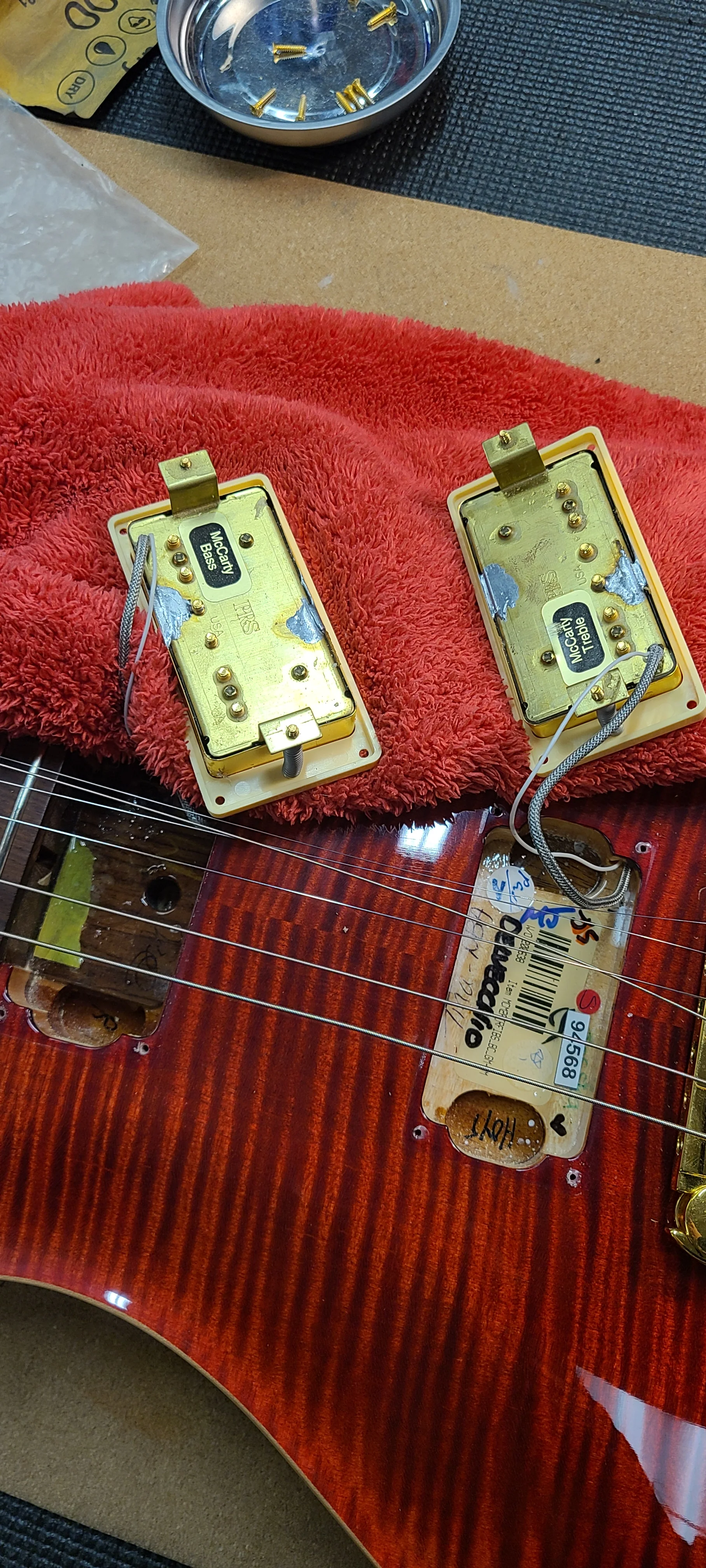 2005 PRS 20th Anniversary McCarty 10-Top Scarlet - Image 19