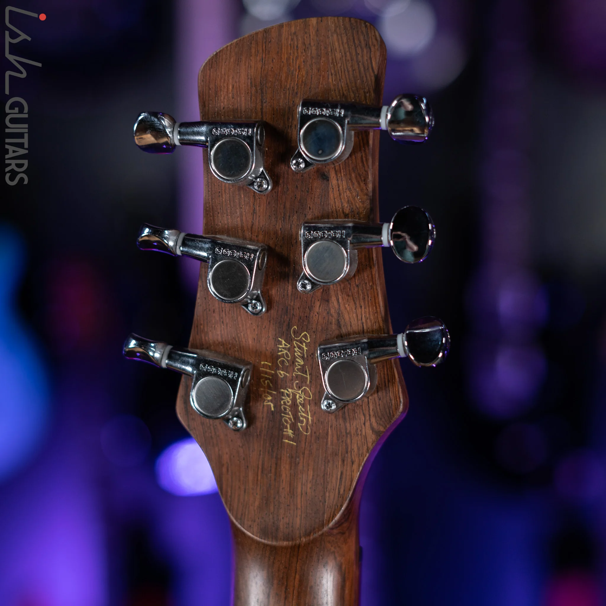 2005 Spector Arc-6 Set Neck Prototype #001 Ultra Amber Owned by Stuart Spector - Image 15