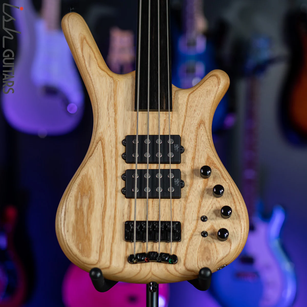 2005 Warwick Corvette $$ Fretless Bass Natural Satin