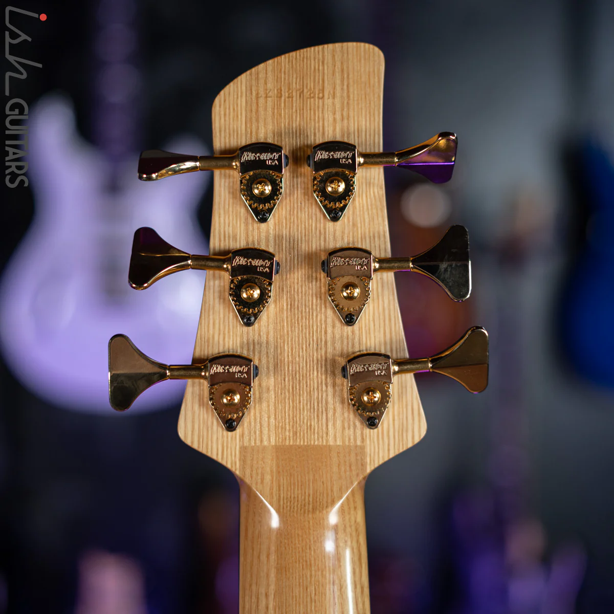 2006 Fodera Beez Elite 6 Singlecut 6-String Bass Natural Buckeye Burl - Image 11