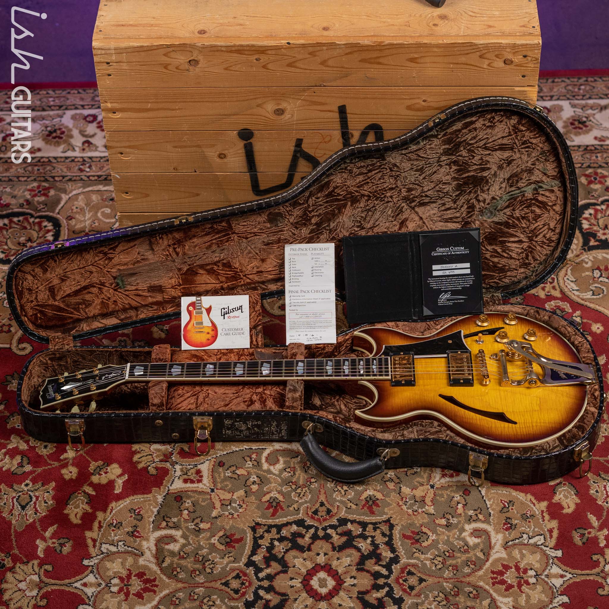 2006 Gibson Custom Shop Johnny A. Signature Sunset Glow - Image 20