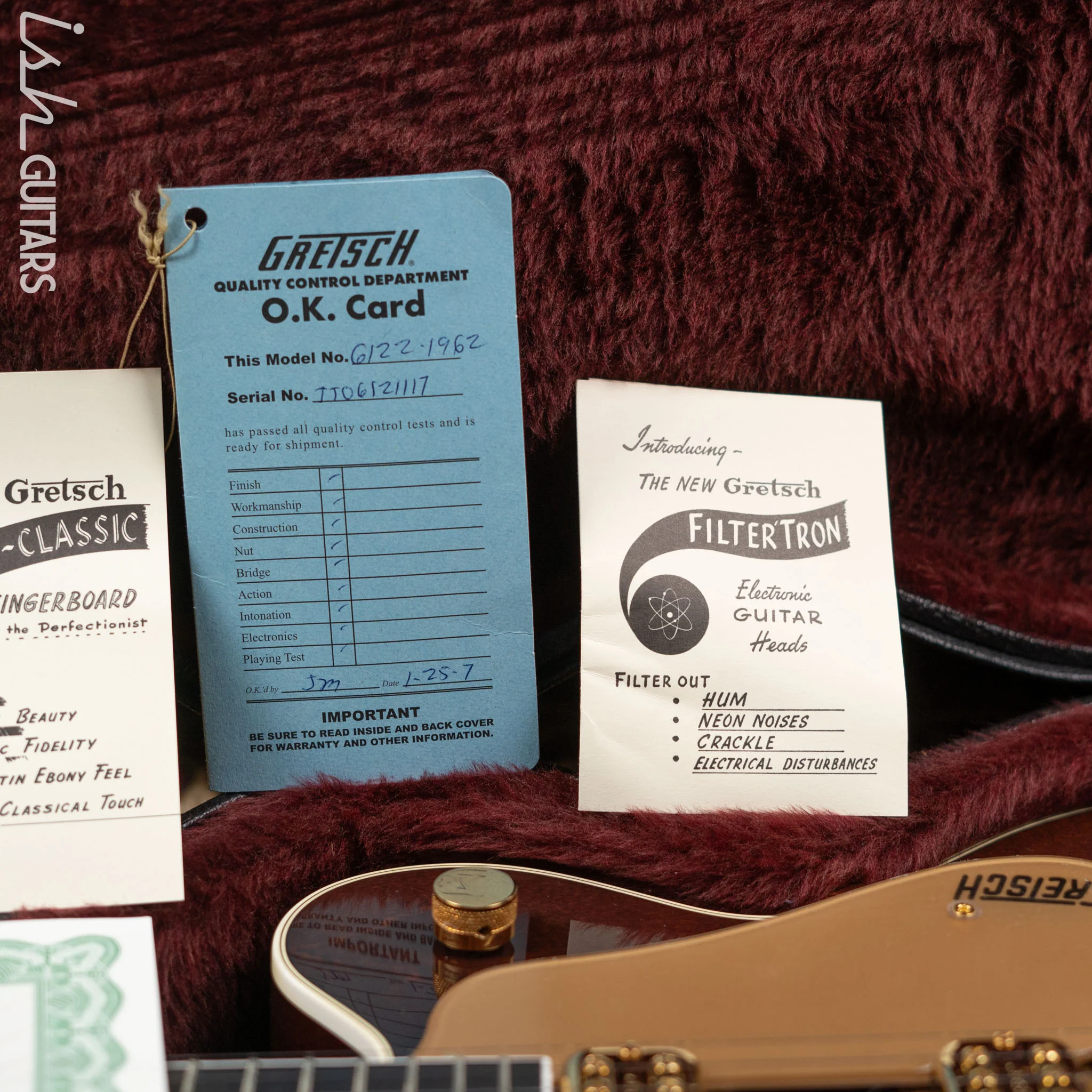 2006 Gretsch 6122-1962 Vintage Select Chet Atkins Country Gentleman Walnut Stain - Image 19